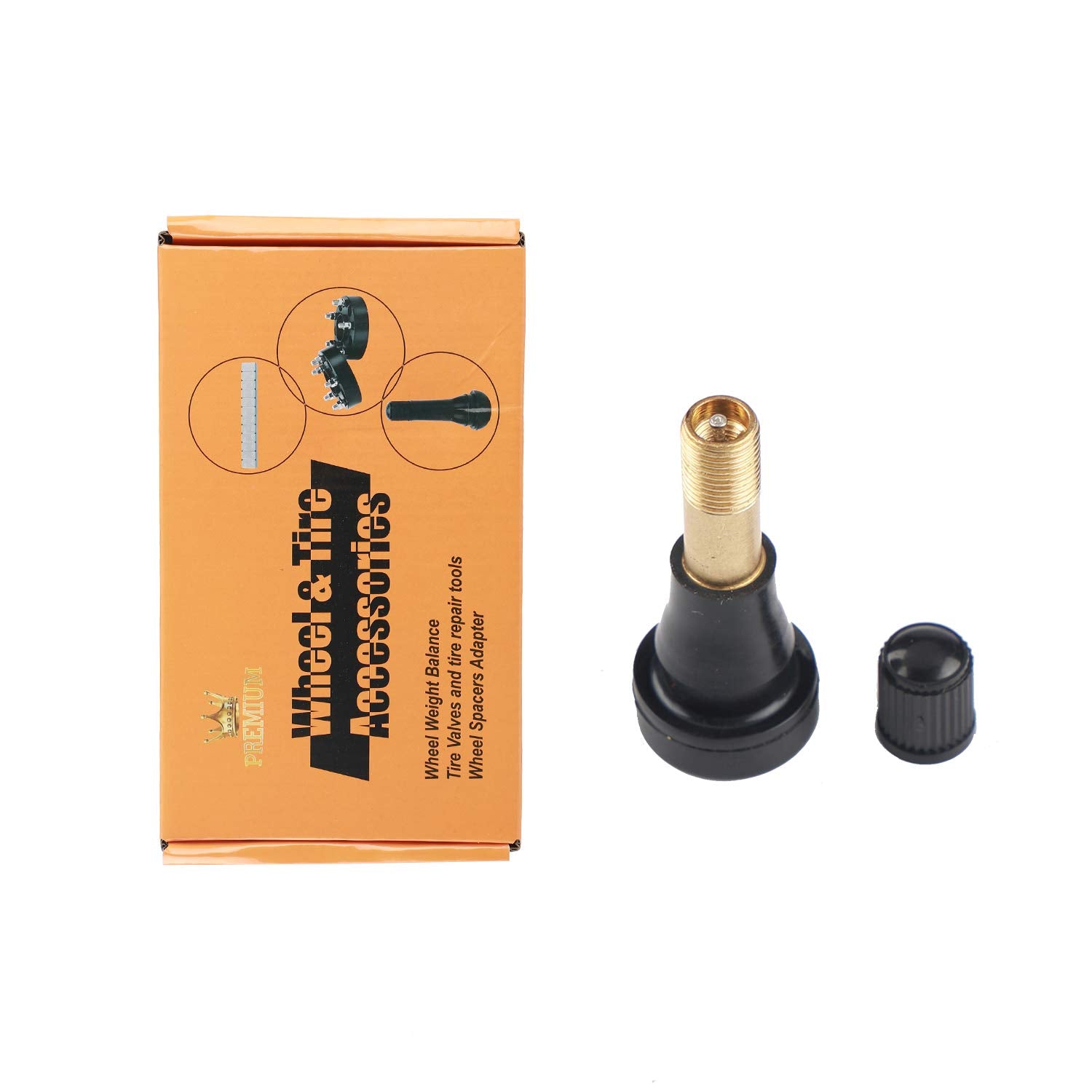 Ezisoe 50Pcs Tr600Hp High Pressure Brass Tire Valve Stem High-Pressure Tubeless Snap-In Valves Good For Larger Or Heavy-Duty Vehicle