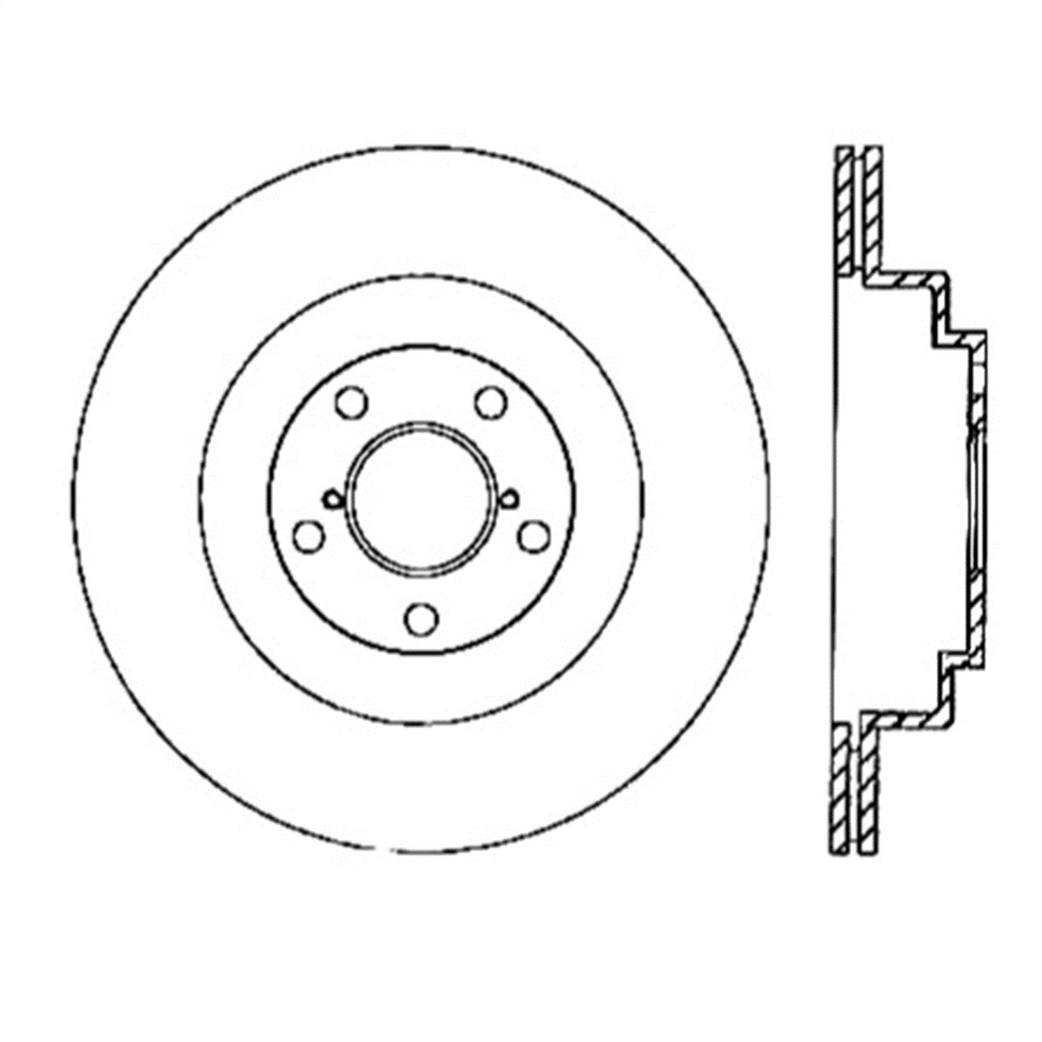 Stoptech 126.47025Sr Brake Rotor