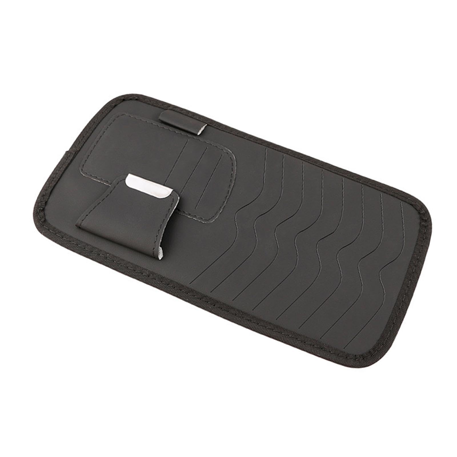 Car Visor Cd Case Organizer 11.8X6.3Inch Versatile Lightweight Storage Pouch Black