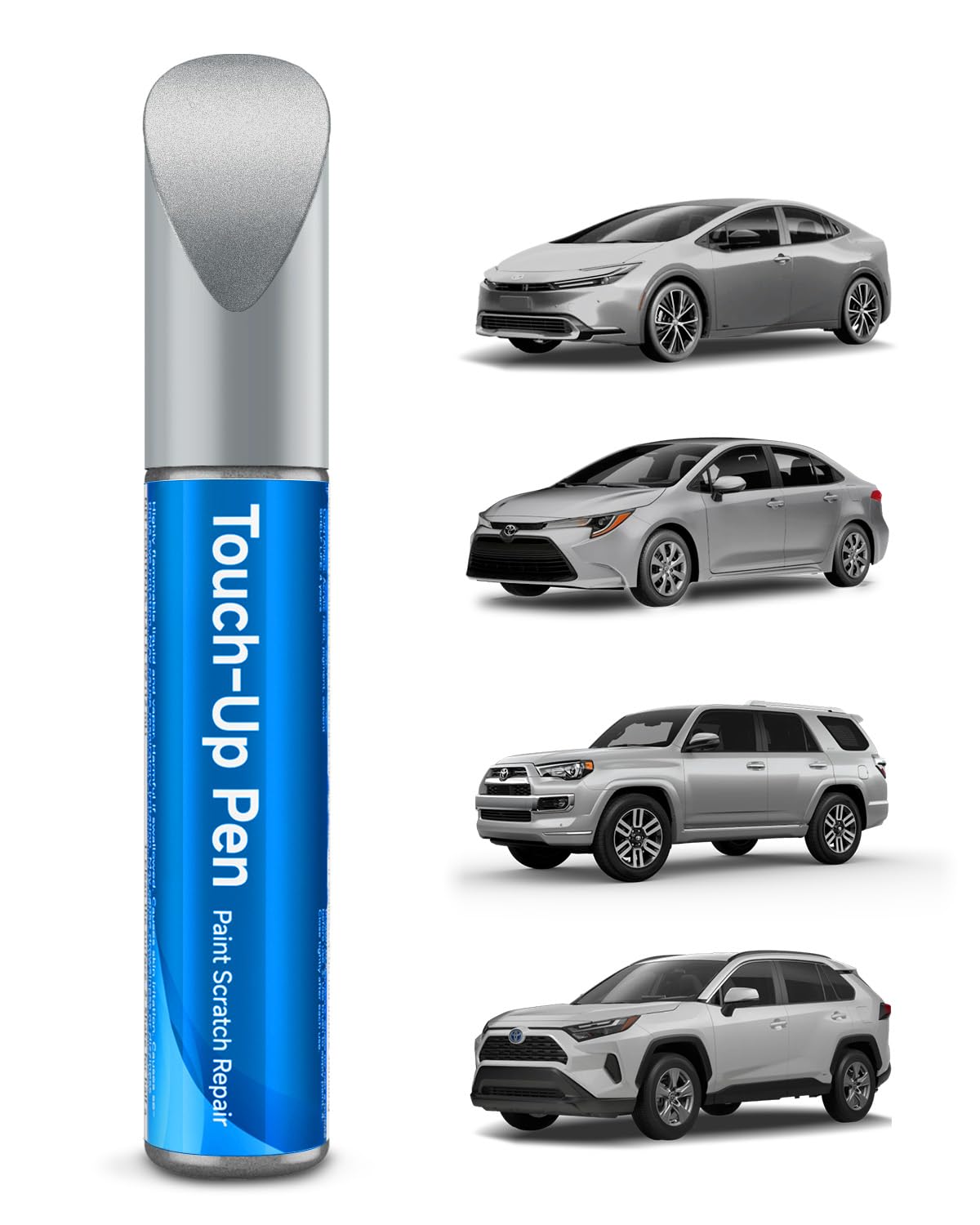 1F7 Classic Silver Metallic Touch Up Paint Compatible with Toyota Exact Match Touch Up Paint Car Scratch Repair