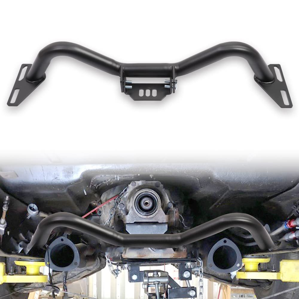 Elitewill Adjustable Transmission Crossmember With Black Powder Coating Fit For 1963-1987 C10 / C20 / Blazer / Suburban Adjustab