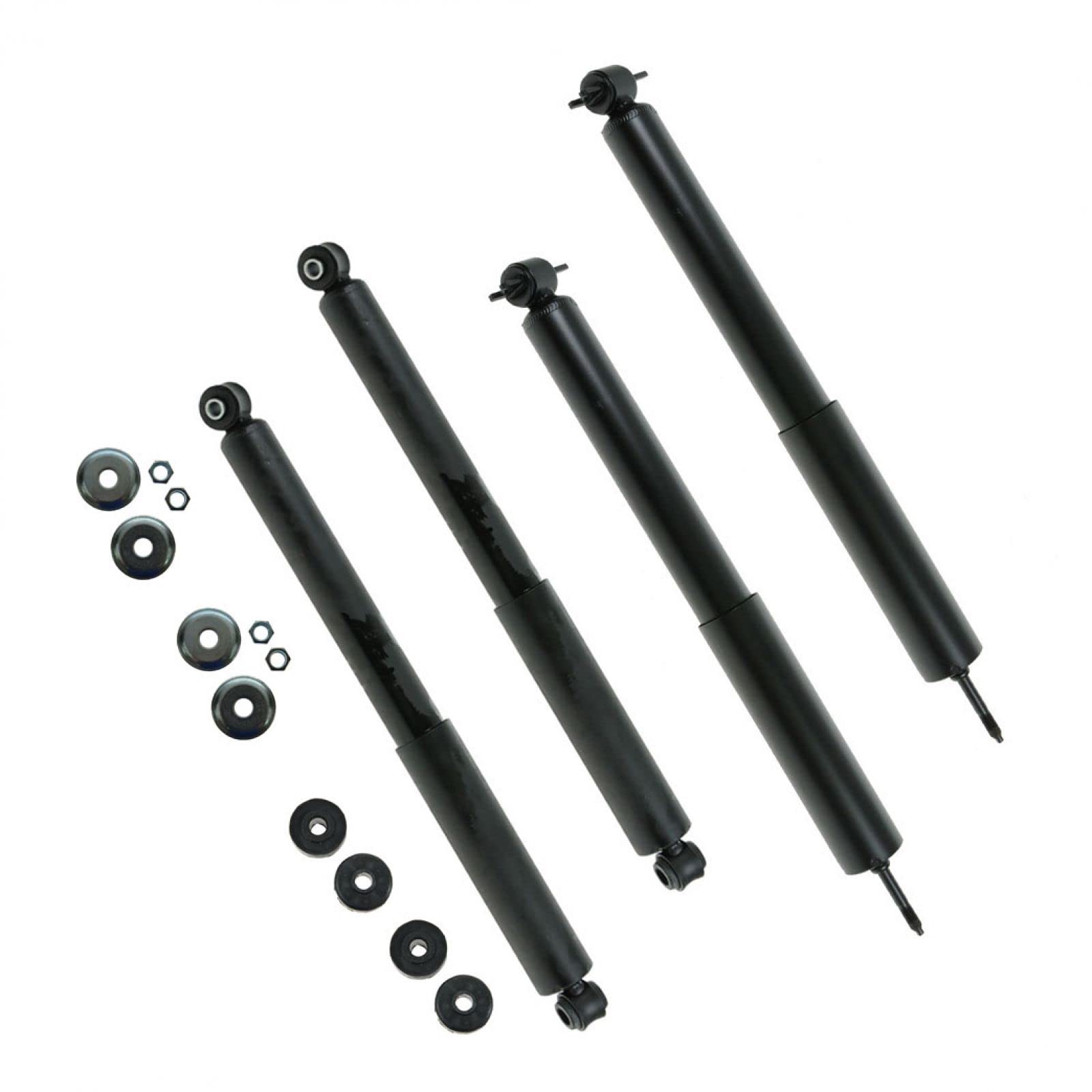 Trq Front And Rear Shock Absorber Set Compatible With 1993-1998 Jeep Grand Cherokee 1993 Grand Wagoneer