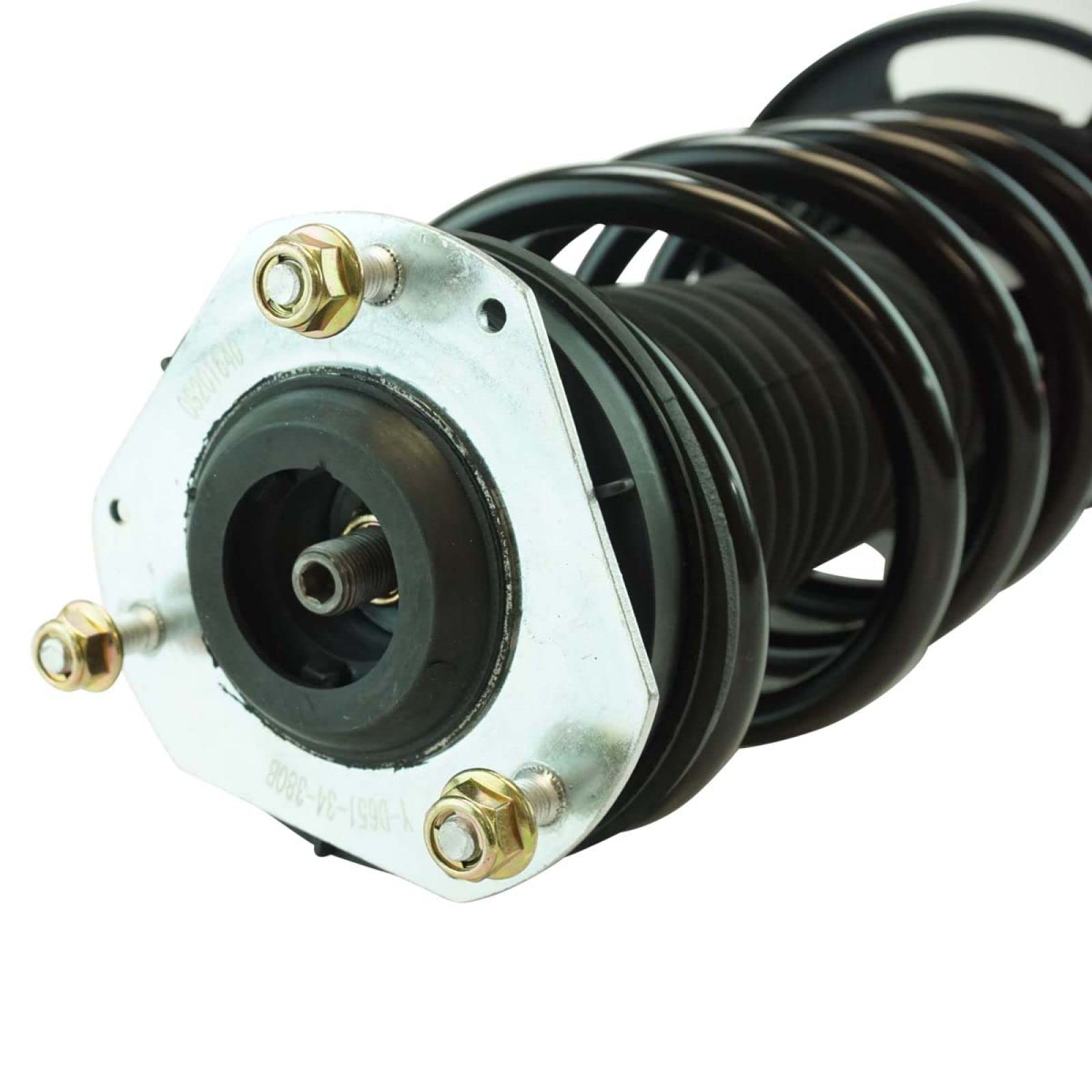 Trq Front Strut & Coil Spring Assembly Set Driver & Passenger Sides Compatible With 14-19 Ford Fiesta