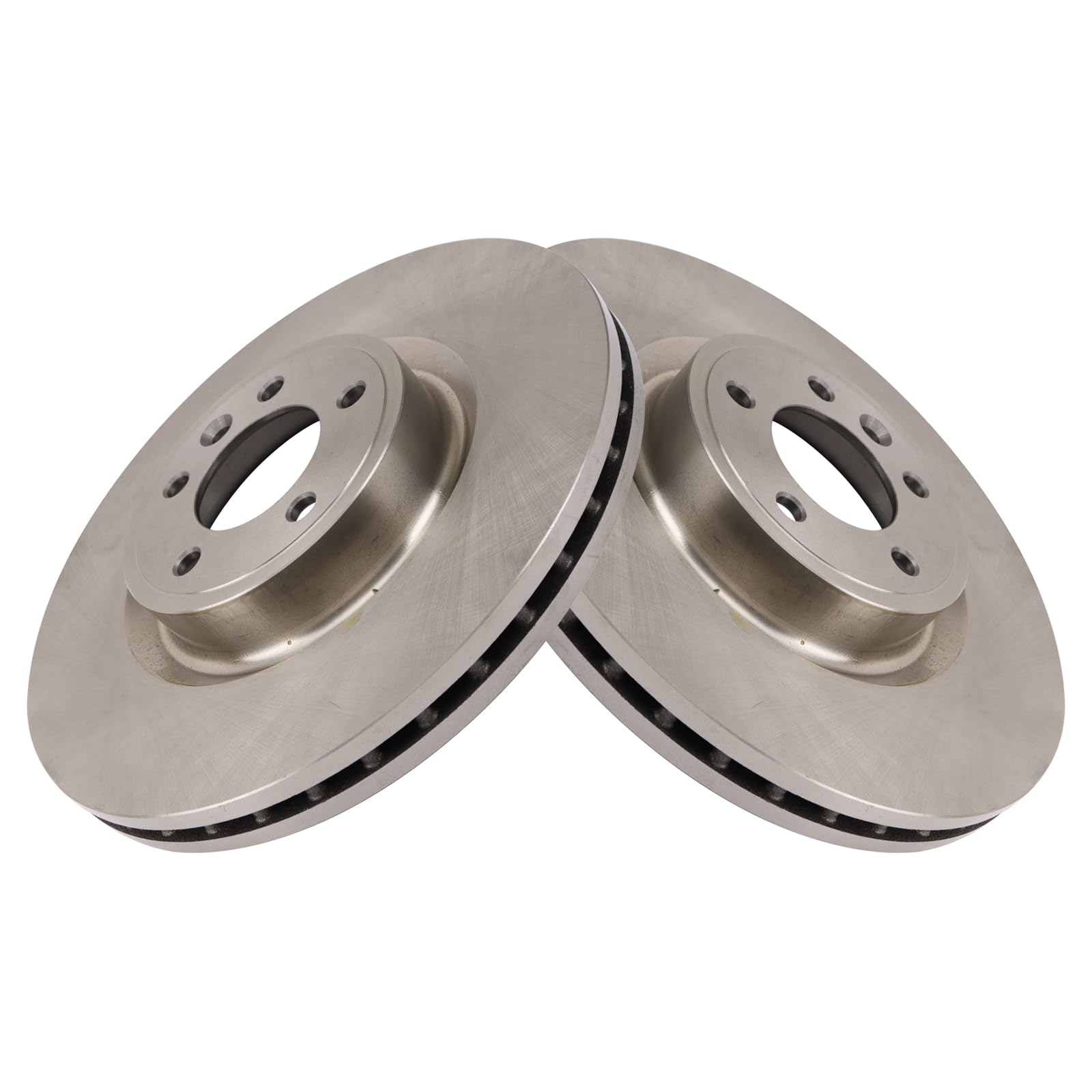 Trq Front Brake Rotors Set Compatible With 2018-2020 Land Rover Discovery 2019-2022 Range Rover 2018-2021 Range Rover Sport