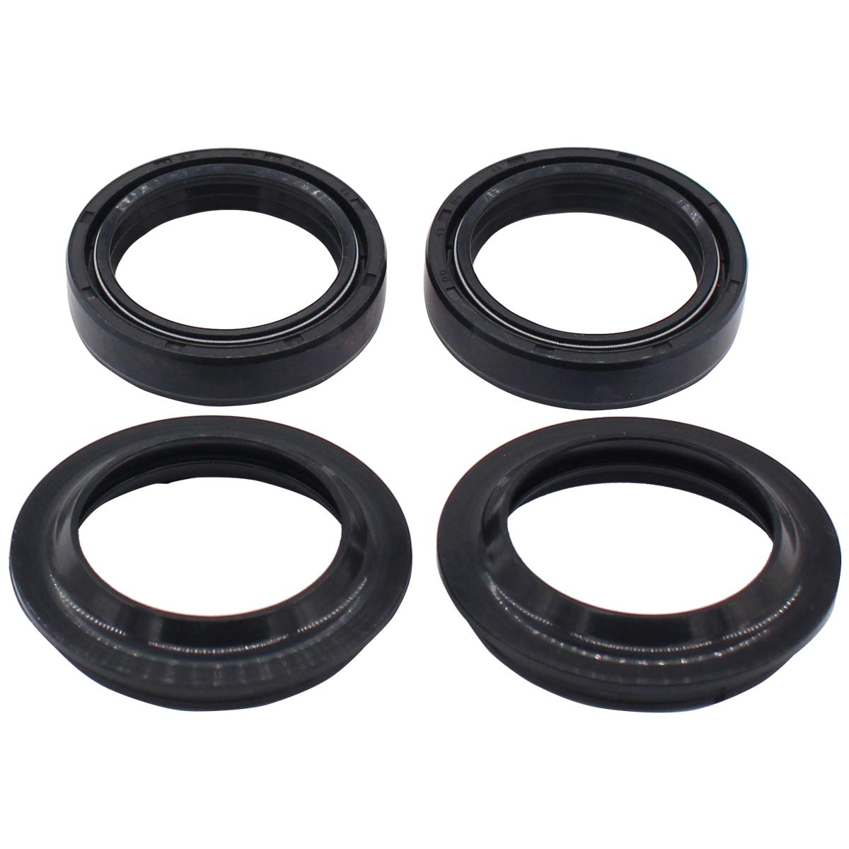 Motoku Set Of Fork Oil Seal & Dust Seal Wiper Kit For F650Gs Electra Glide Electra Heritage Softail Tour Cb500X