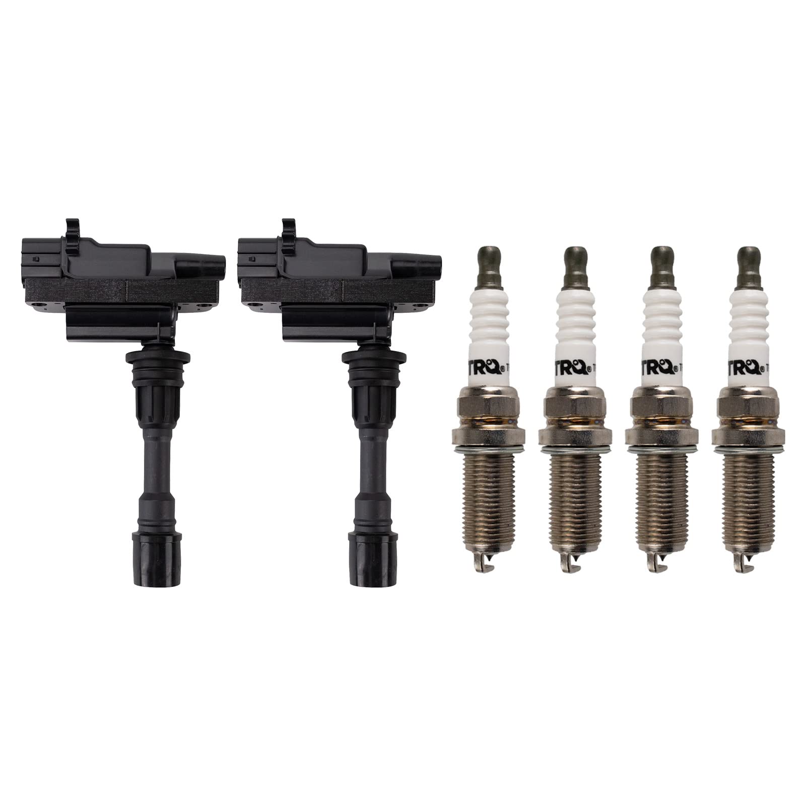 Trq Ignition Kit Ignition Coil Spark Plugs Compatible With 2001-2005 Mazda Miata
