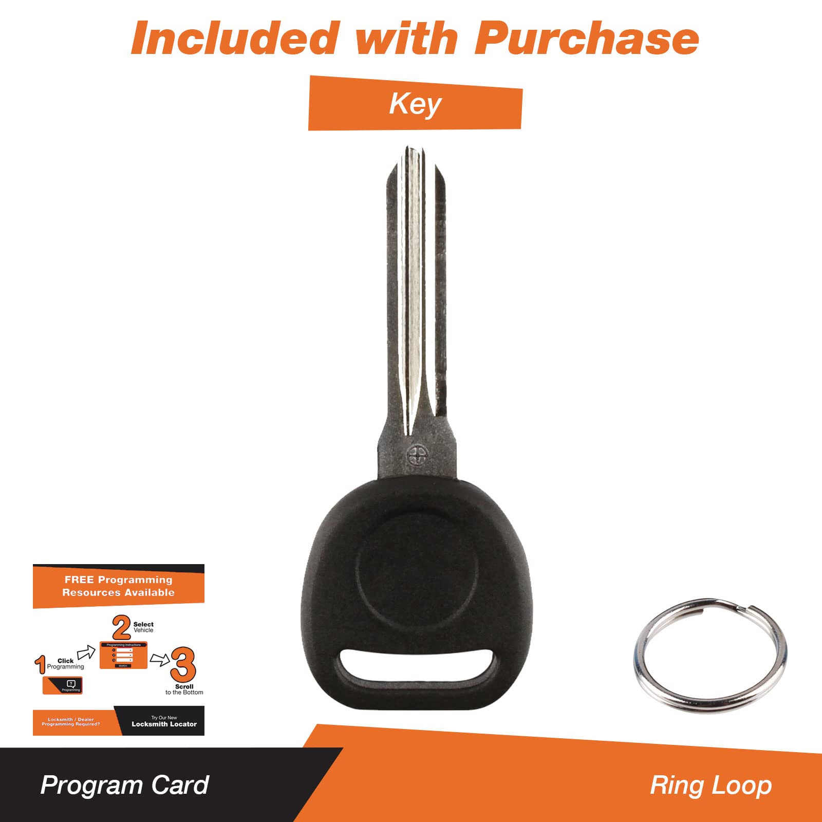 Discount Keyless Replacement Key Fob Car Remote And Uncut Transponder Key Compatible With 15913415, 25839476, Id 46