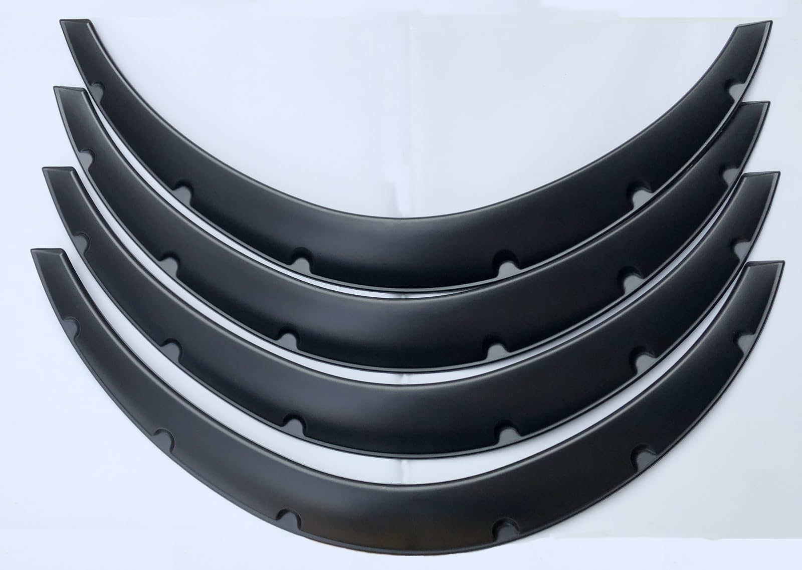4Pcs 3.1''/80mm Universal Car Wheel Fender Flares Durable Polyurethane Extra Wide Auto Car Body Kit