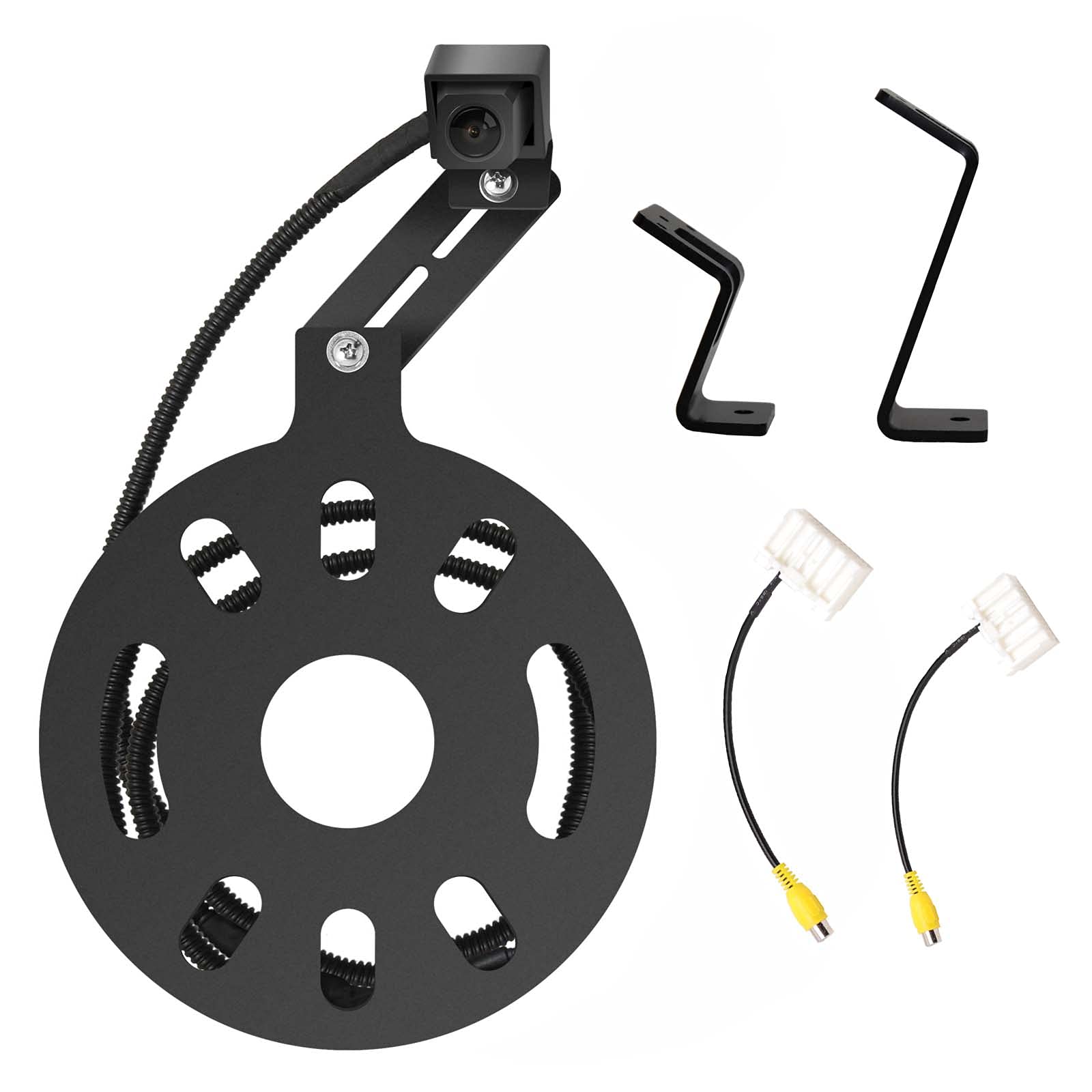 Red Wolf Spare Tire Backup Camera Adjustable Angle Fit For Jeep Wrangler Jk Jku Rubicon Commander Patriot Liberty Vehicle 2007-2