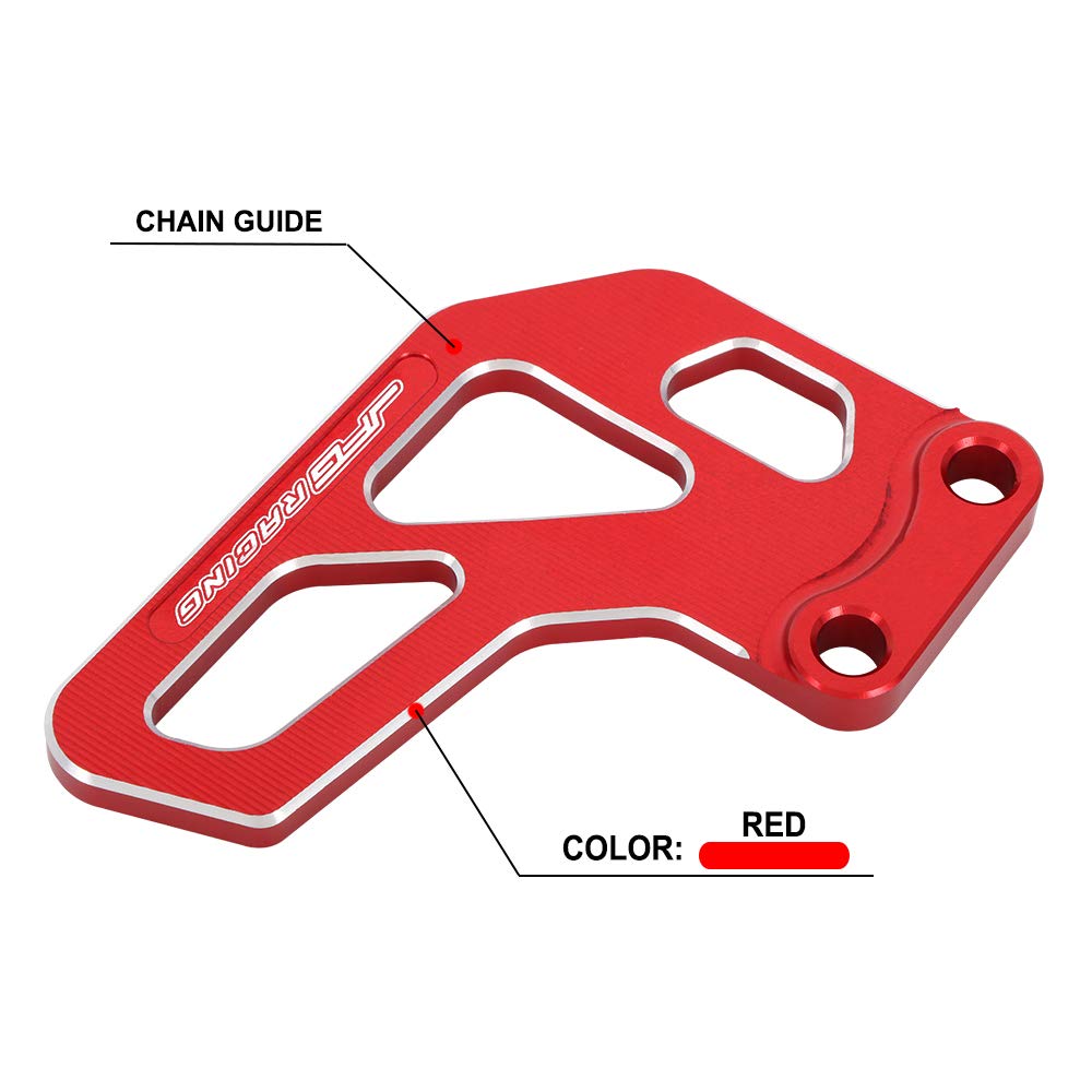 Motorcycle Chain Guard Guide Protection Cnc Aluminum Fits For Xr100R 1985-2003 Xr80R 1985-2003 Crf100F 2004-2013 Crf80F 2004-201