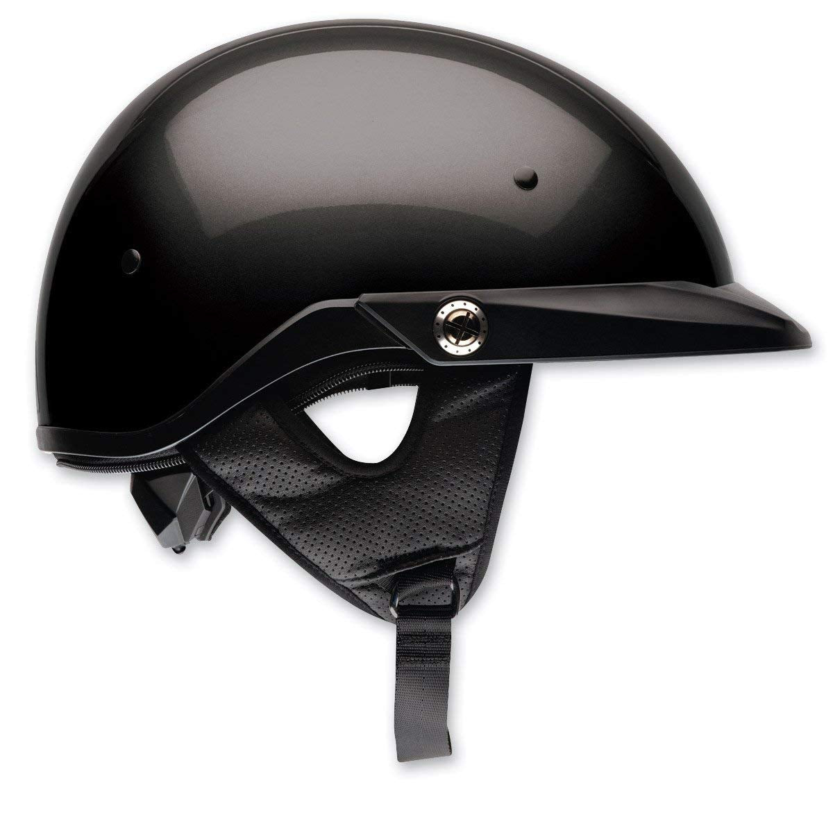 3x motorcycle half helmets Bell Helmets Gloss Black Pit Boss Helmet