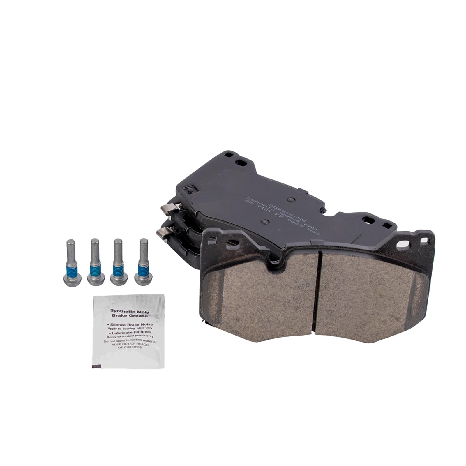 TRQ Front Brake Pads Ceramic Compatible with 2020-2021 Cadillac CT5 Chevrolet Corvette