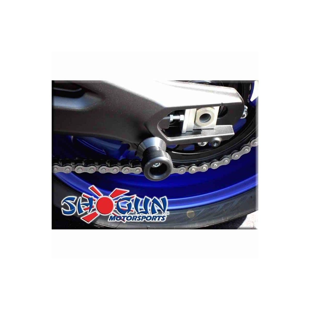 Shogun Yam FZ09 FZ 09 2014 2015 2016 2017 XSR900 XSR 900 2016 2017 2018 2019 2020 2021 FJ09 FJ 09 2015 2016 2017 MT-09 MT 09 2018 2019 2020 Swingarm Spools - 701-0629 - Black - MADE IN THE USA