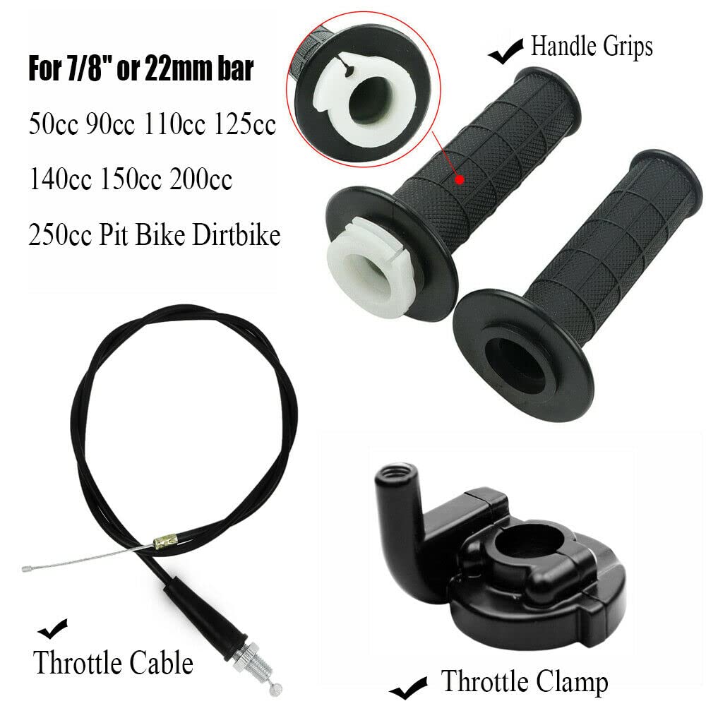 Flypig Carburetor Carb W/Throttle Grip Cable For Honda Pz20 Xr50R Xr70R Xr75 Xl80S Xr80R Xl75 Xl70 Sl70 Z50R Xr100R Taotao Nst Sunl Kazuma Baja 50-140Cc