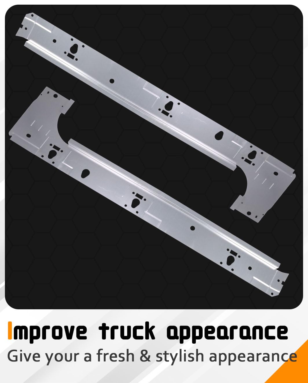 Autoholic Inner & Outer Rocker Panel Fit for 1999-2016 Ford F250 F350 Super Duty Extended Cab