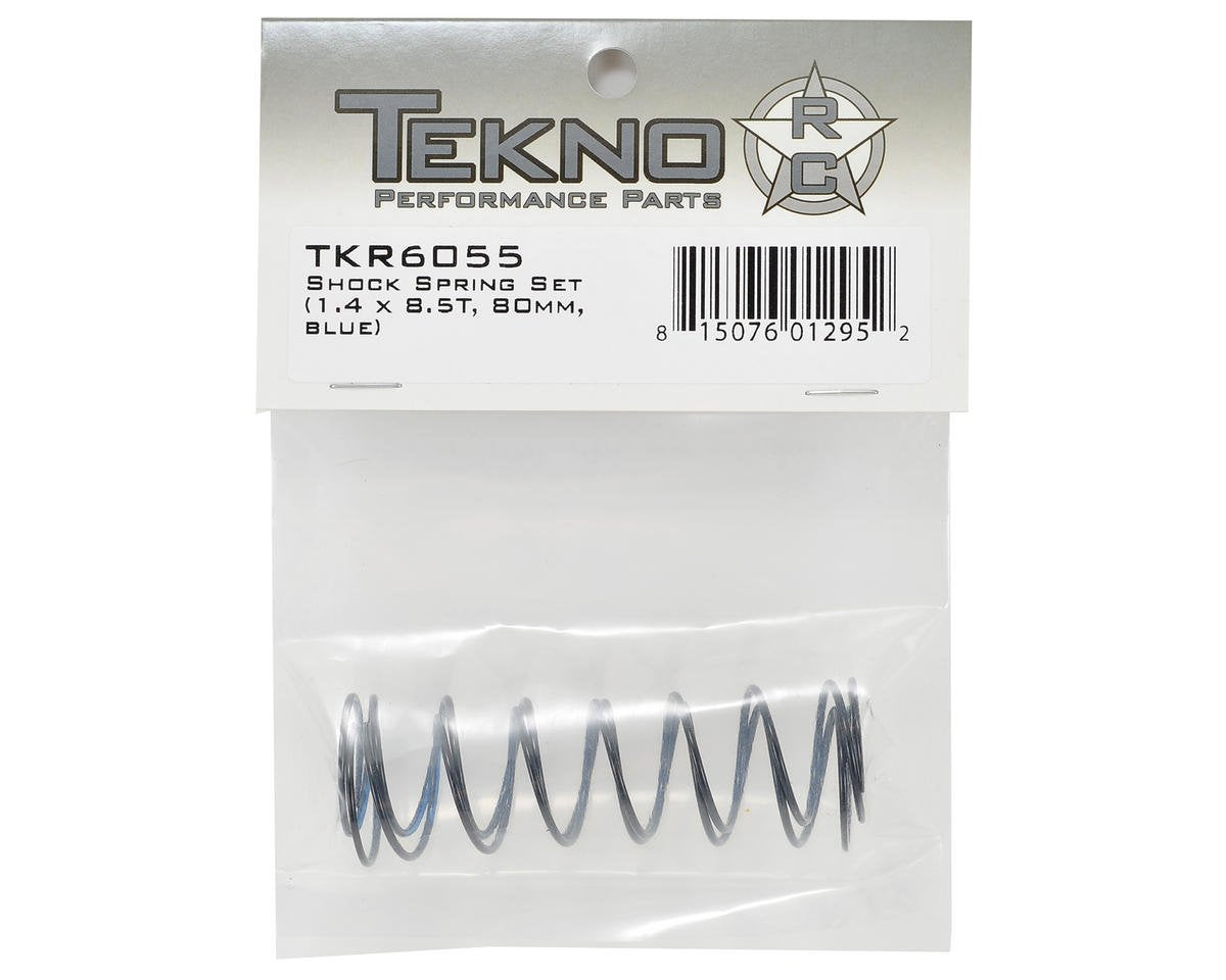 Tekno Rc Llc Rear Shock Spring Set 1.4 X 8.5T 80Mm Tkr6055 Electric Car/Truck Option Parts
