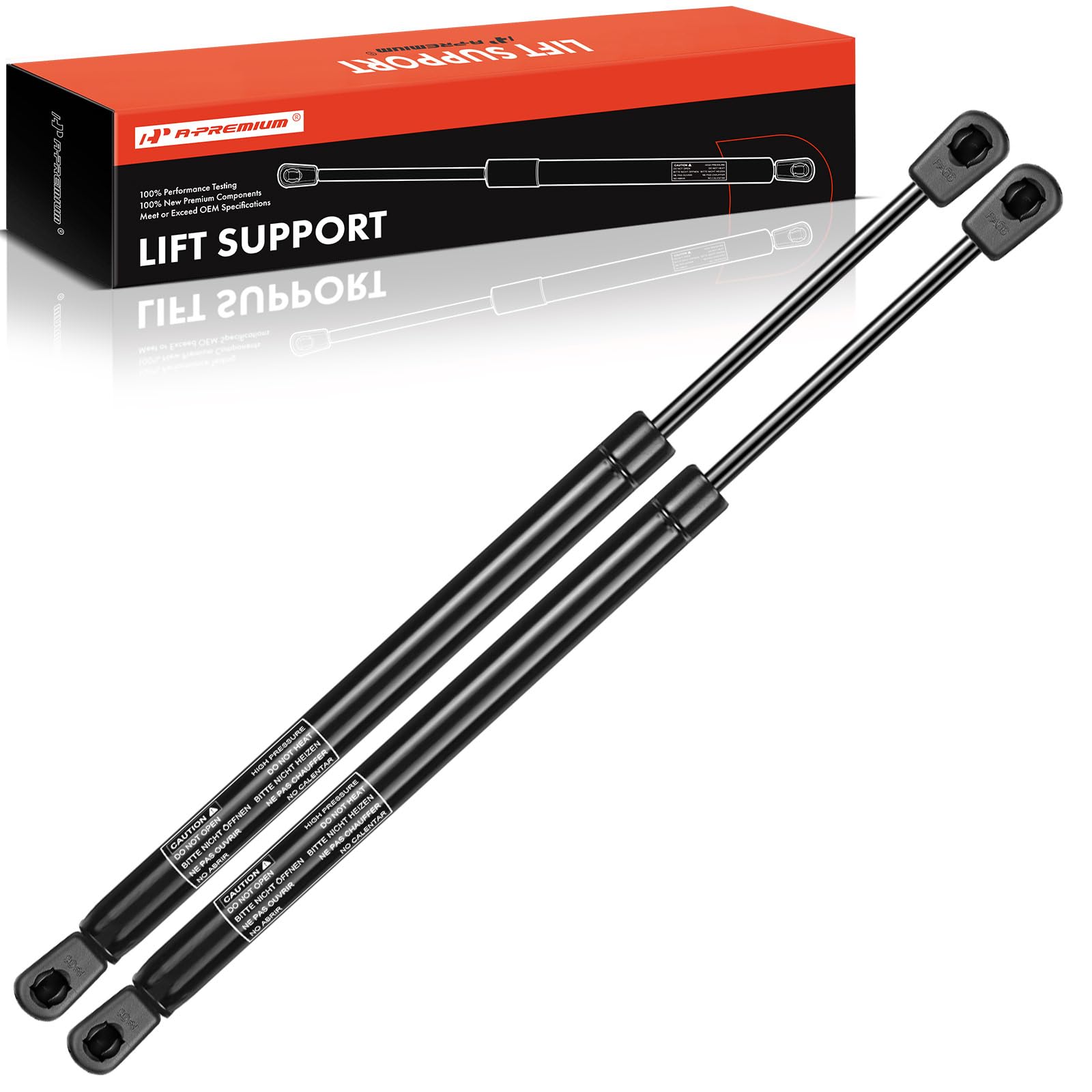 A-Premium Front Hood Lift Supports Shock Struts Replacement For Chevrolet Corvette 1997-2004 Lincoln Navigator 2007-2015 2-Pc Se