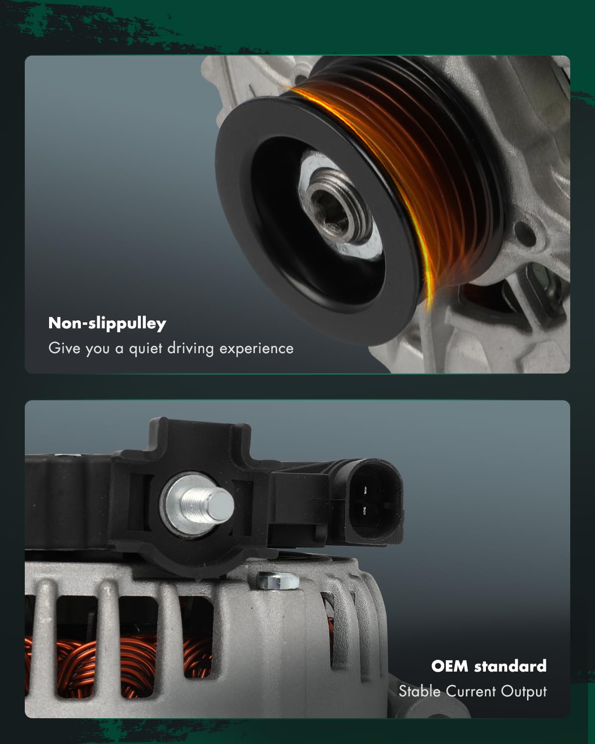 SCITOO Alternator Fit for Dodge for Freightliner for Sprinter 2500 3500 & for Mercedes-Benz CL550 2007-2008, S550 2008-2011, 3.5