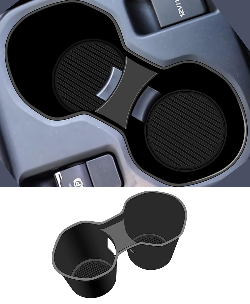 Car Cup Holder Inserts Replacement for 2025 Forester Accessories,Durable Front Cup Holder Inserts Drink Holder for 2025 Forester