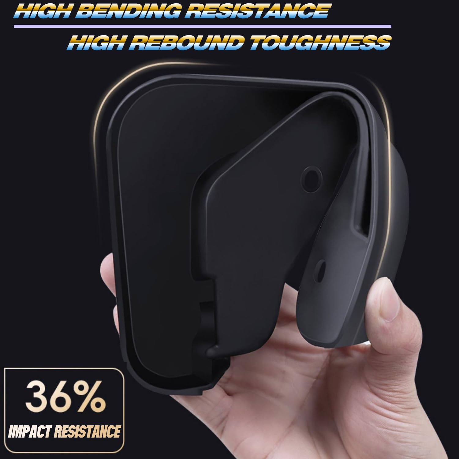 QUYDDC Mud Flaps Fit for 2021-2023 Volks-wagen ID.4, Dedicated Mudguard for Four Seasons Universal Protection, Not Fit The Model