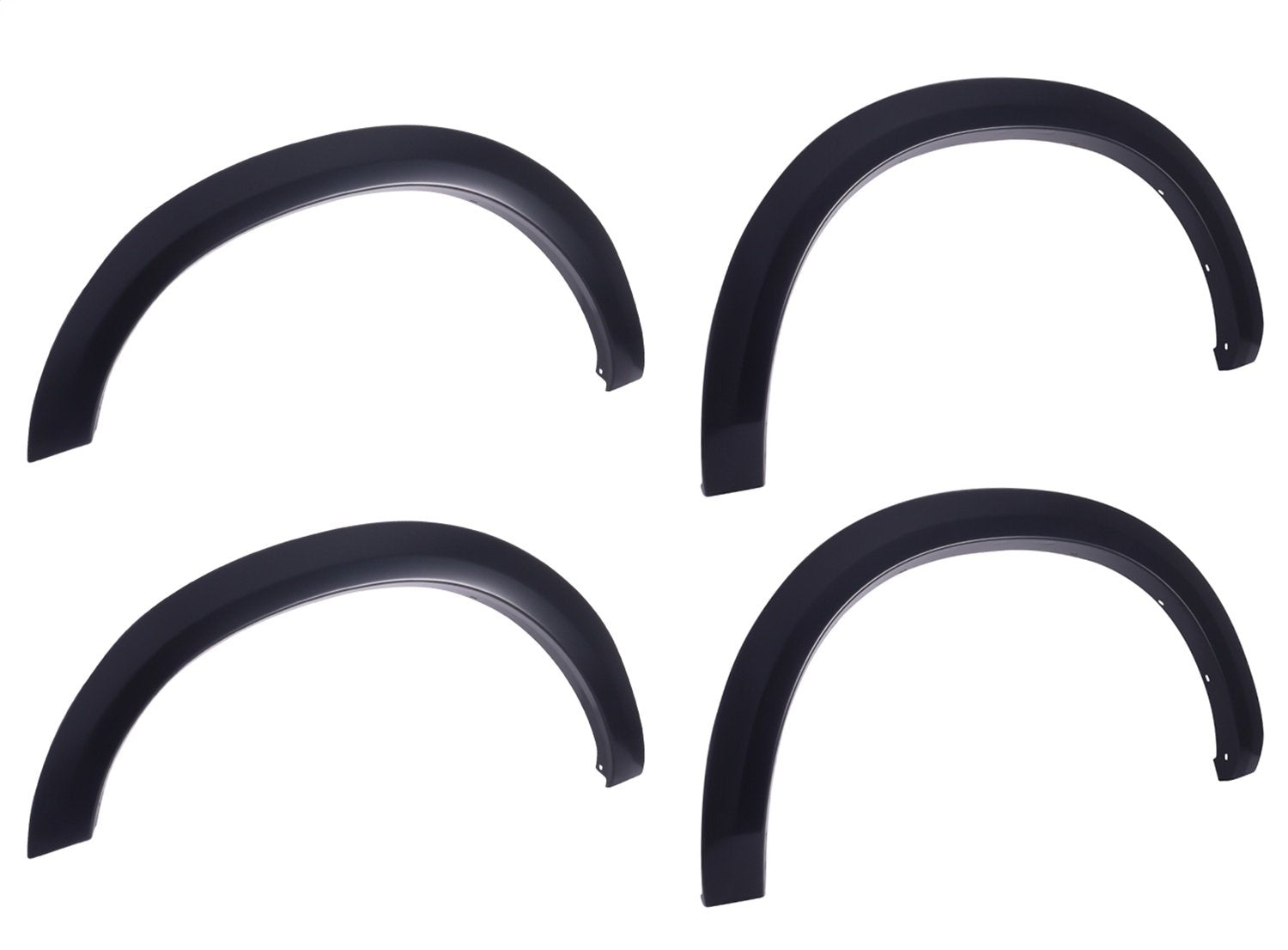 EGR 781404 OEM look fender flare set, matte black finish, compatible with select Chevrolet Silverado models