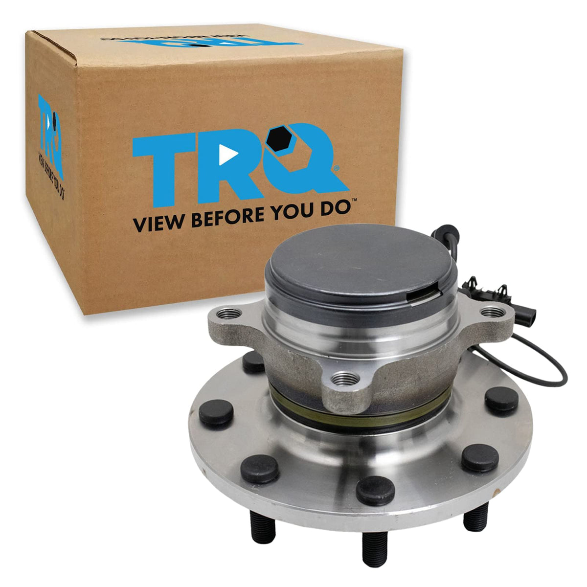 Trq Front Passenger Side Wheel Bearing & Hub Assembly With Abs Sensor Compatible With 2012-2021 Nissan Nv1500 Nv2500 Nv3500