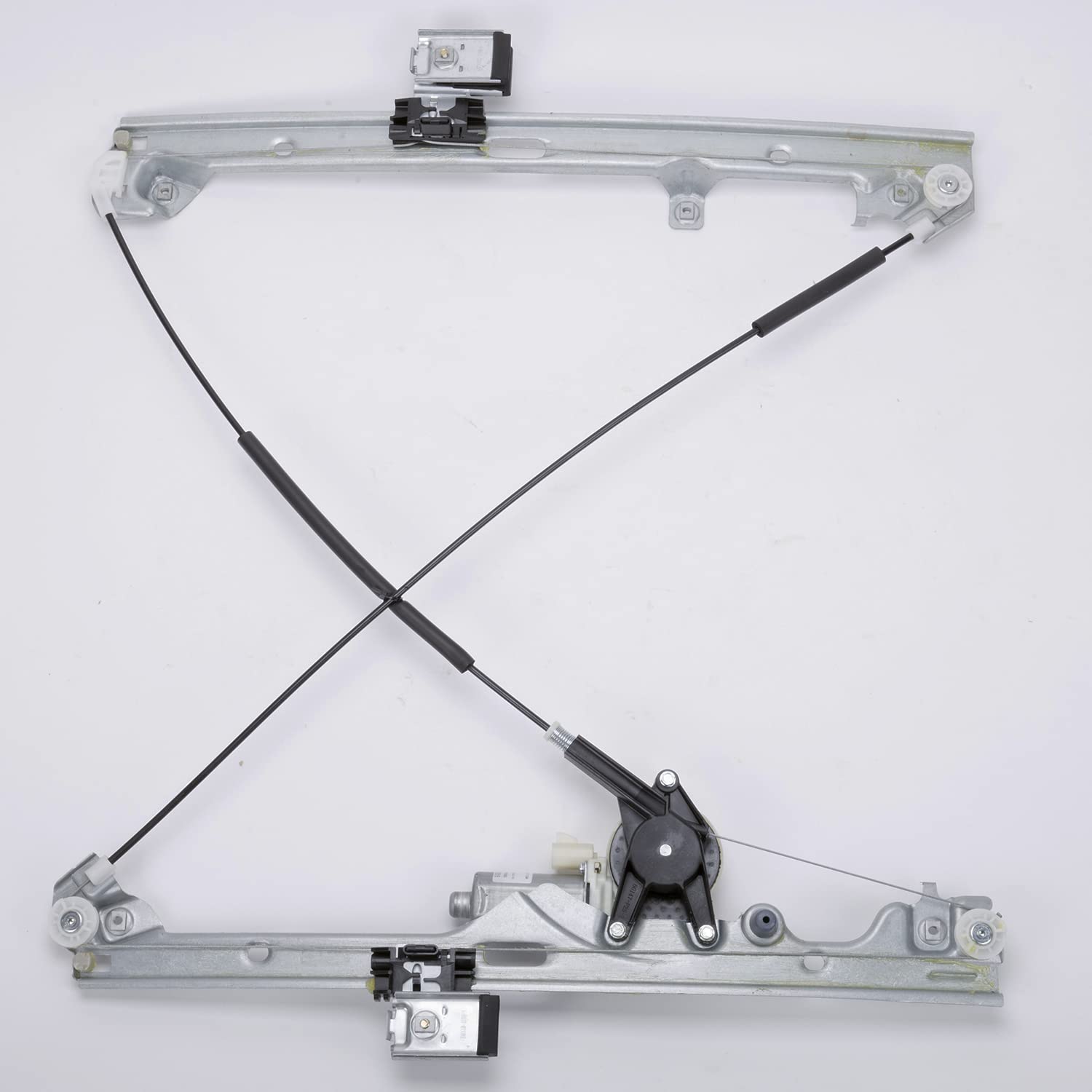 Tyc 660197 Compatible With Chevrolet Silverado Front Passenger Side Replacement Power Window Regulator Assembly With Motor