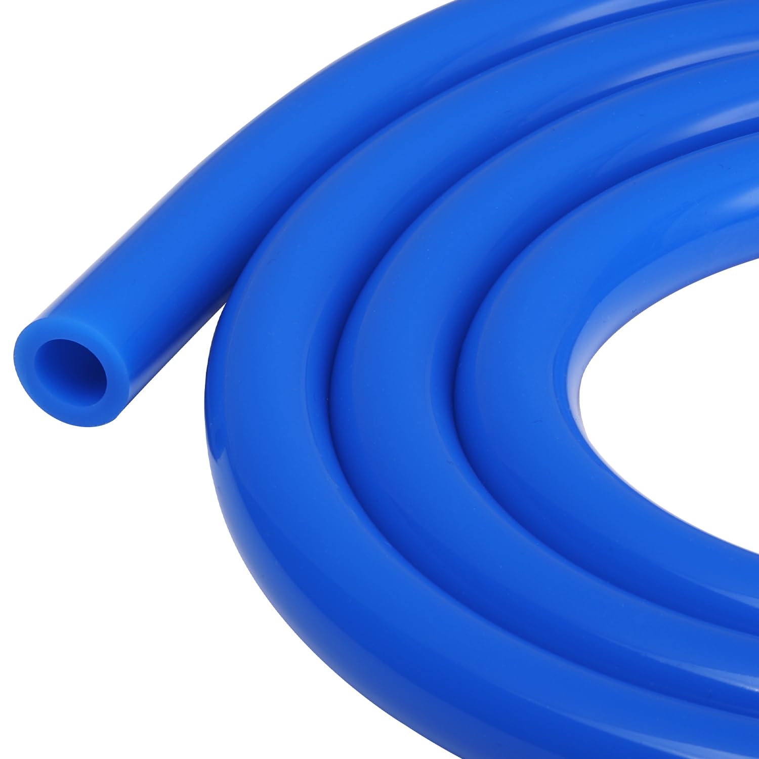 Podavelle 3/8'' 10mm ID Silicone Vacuum Hose Line Tubing 5FT Blue 130 PSI Maximum Pressure