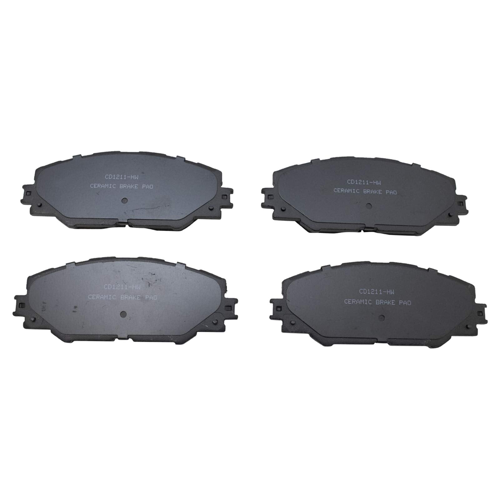 TRQ Front Brake Pads Ceramic Compatible with 2009-2010 Pontiac Vibe 2016 Scion iM 2011-2016 tC 2017-2018 Toyota Corolla iM 2009-