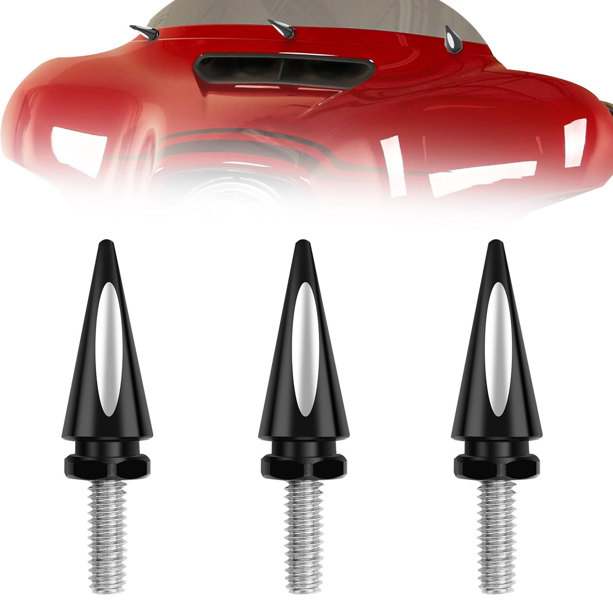 AILMOTO Motorcycle Fairing Bolts, Windshield Bolts, Windscreen Screws Compatible for Harley Davidson Street Glide Ultra Limited 