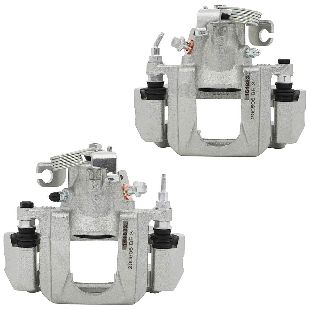 cciyu 18B5299 18B5298 Rear Left & Right Brake Calipers With Bracket For Ford For Edge 2011-2014,For Lincoln For MKX 2011-2015