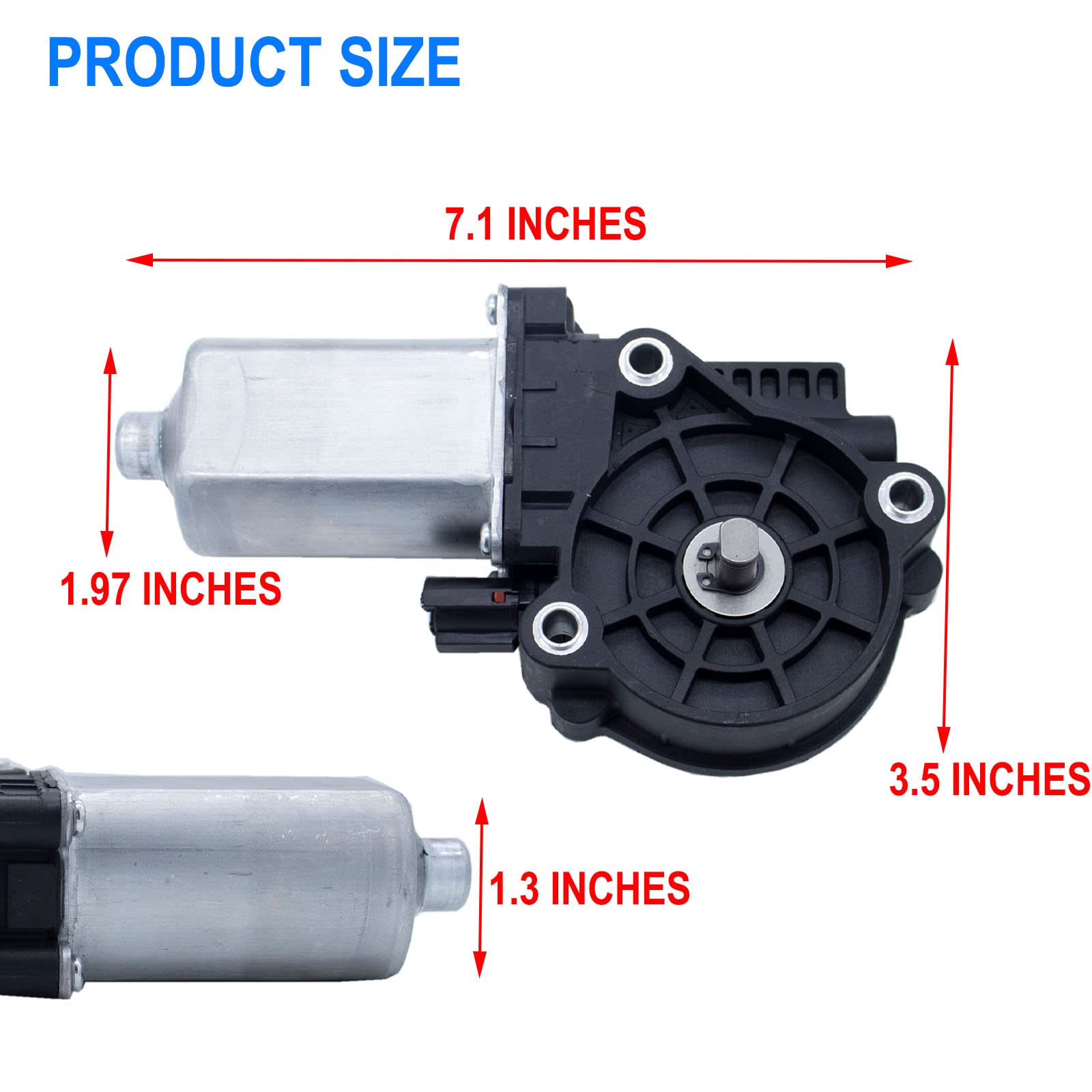 MOCW RV Gear Box Linkage with Step Motor Fit for Kwikee Electric Steps Replace#366043 1101428 676061 2141001 379147 379160