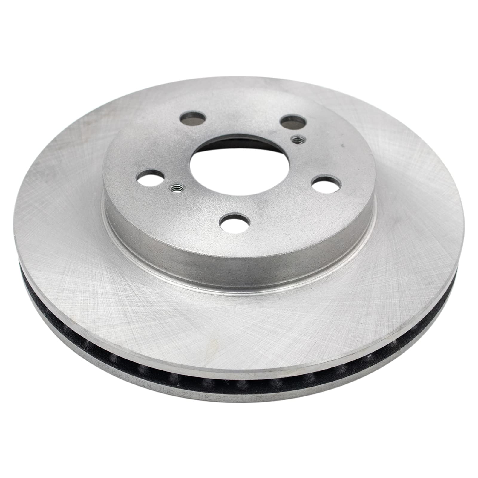 Trq Front Brake Pad & Rotor Kit Brake Pads Brake Rotor Semi-Metallic Compatible With 2020-2021 Toyota Corolla 2016-2021 Prius 20