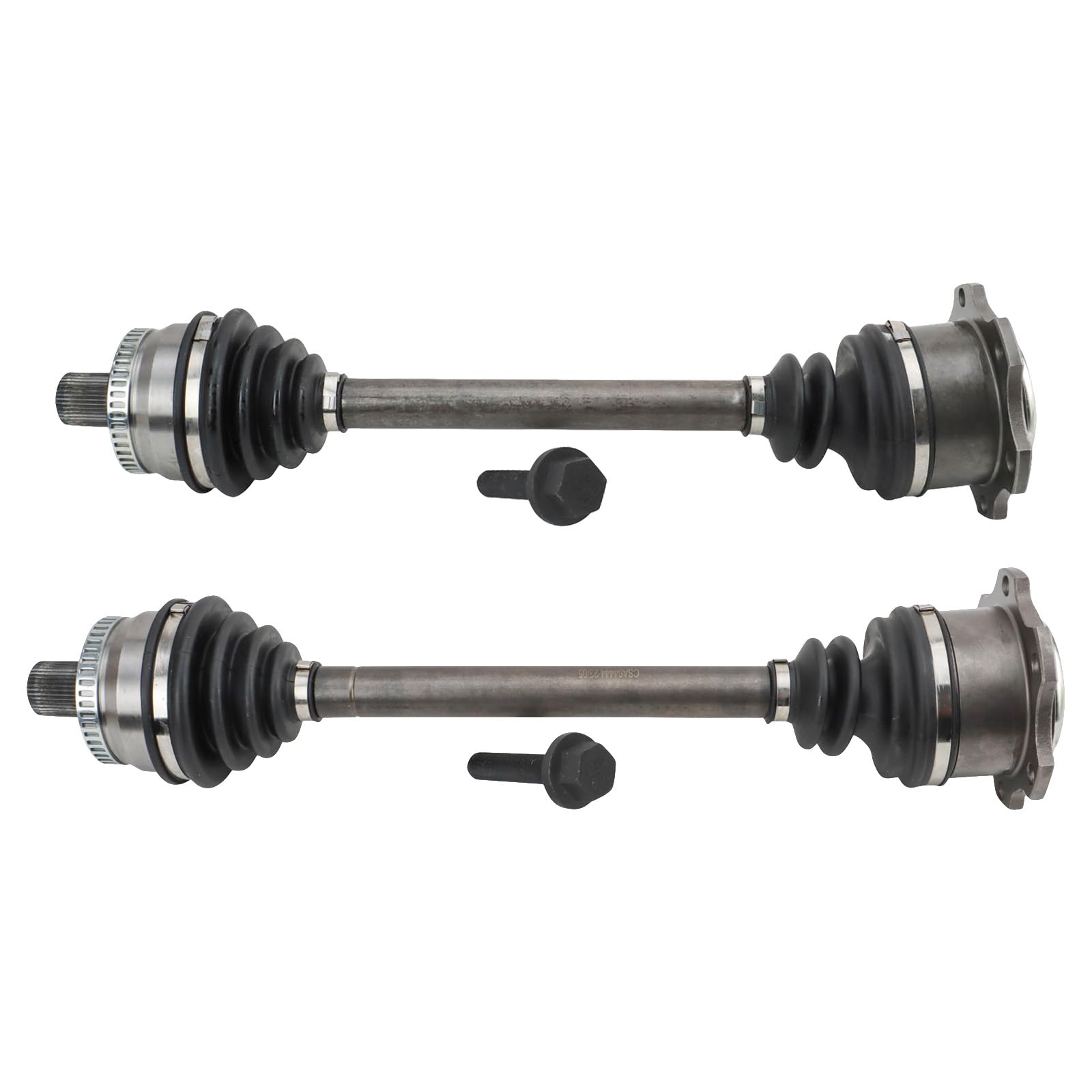Trq Front Cv Axle Shaft Assembly Set Compatible With 1996-2001 Audi A4 Quattro 2000-2005 Volkswagen Passat