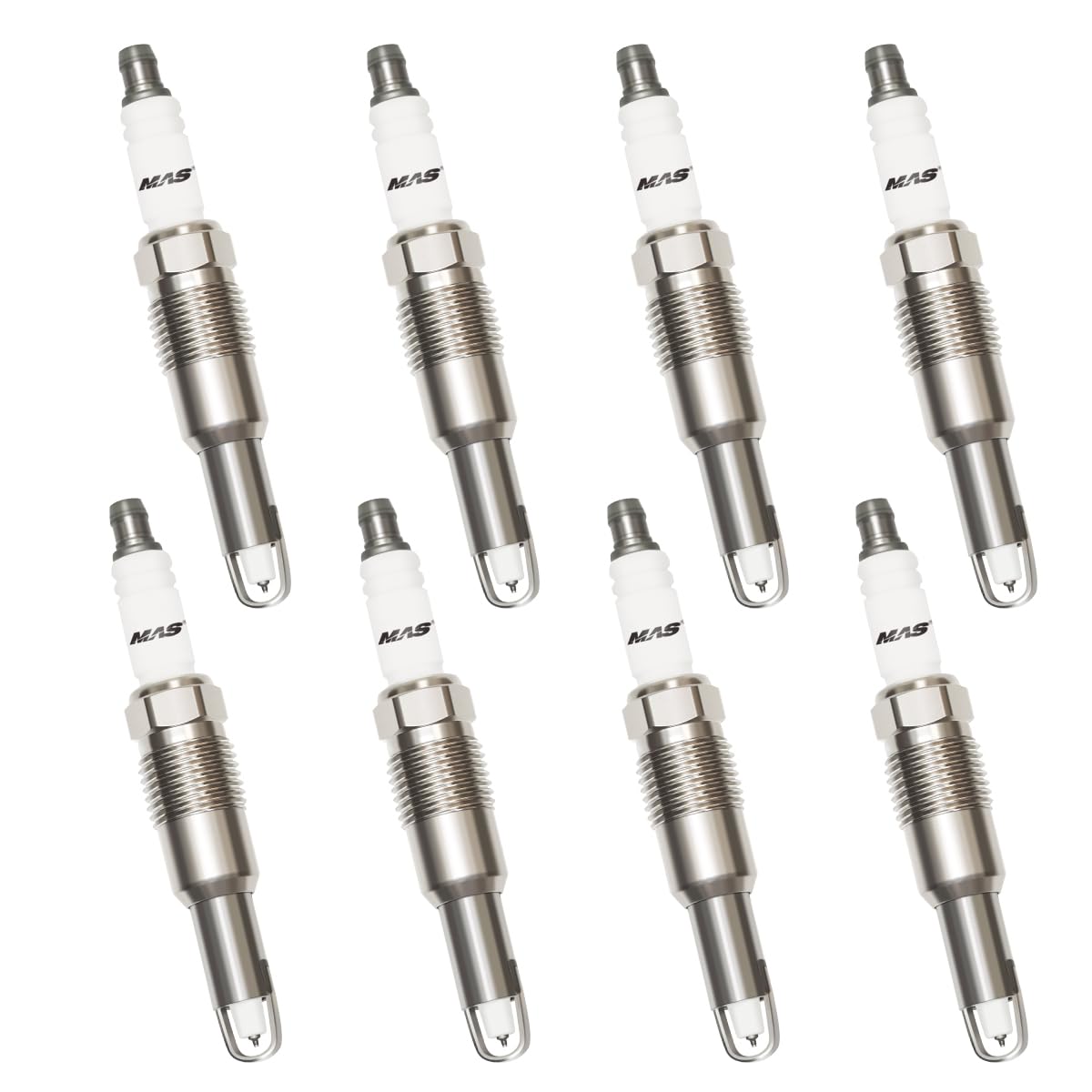 MAS 8 Ignition Coil Pack and Iridium Spark Plug Set 2005-2008 Compatible with Ford Expedition Explorer F150 F250 F350 F550 Super