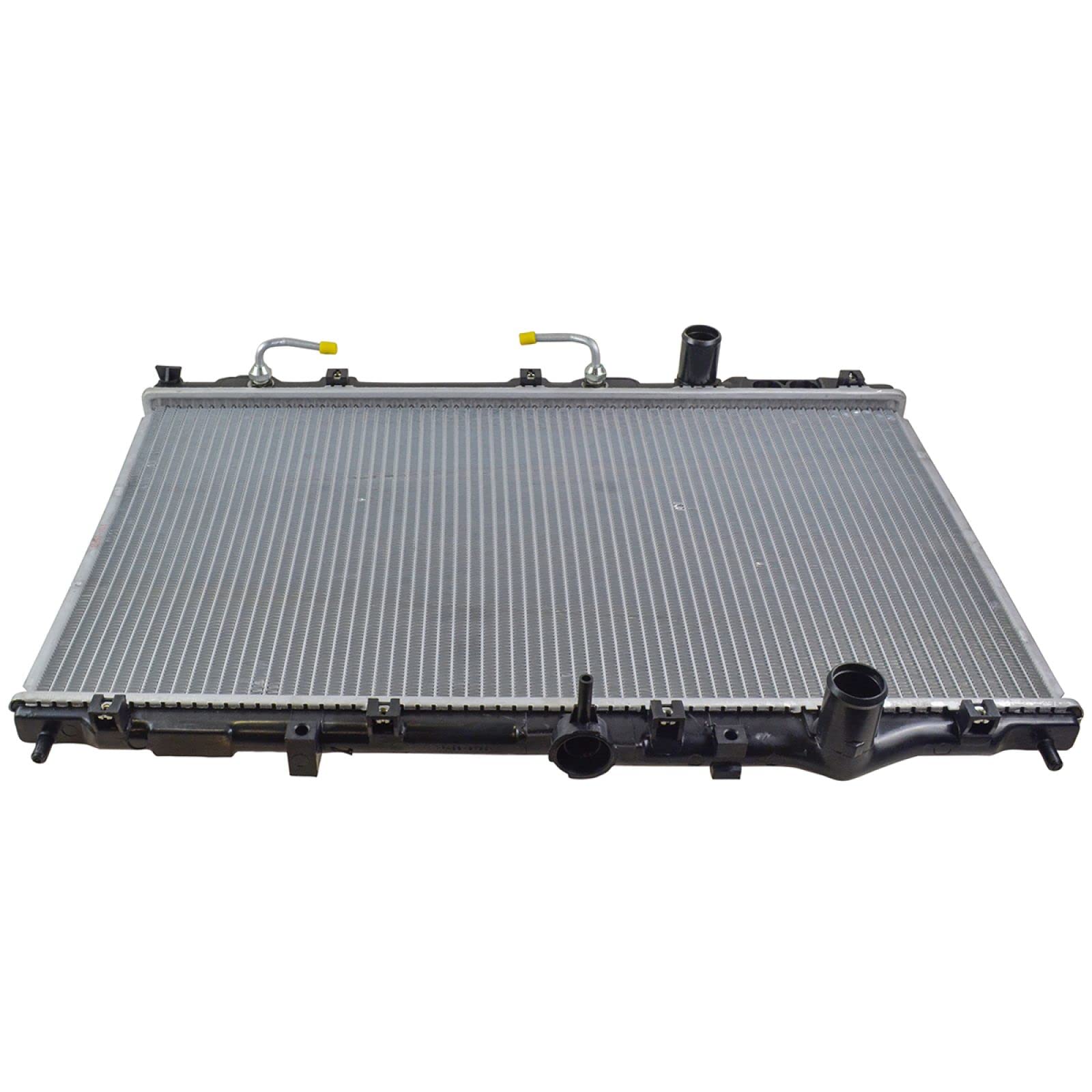 Trq Radiator Assembly Aluminum Core Compatible With 97-02 Mitsubishi Mirage Cu1907 Mi3010125