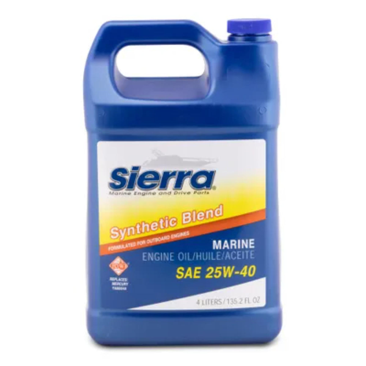 Synthetic Blend Mercury Outboard Engine Oil - 4 Ltr