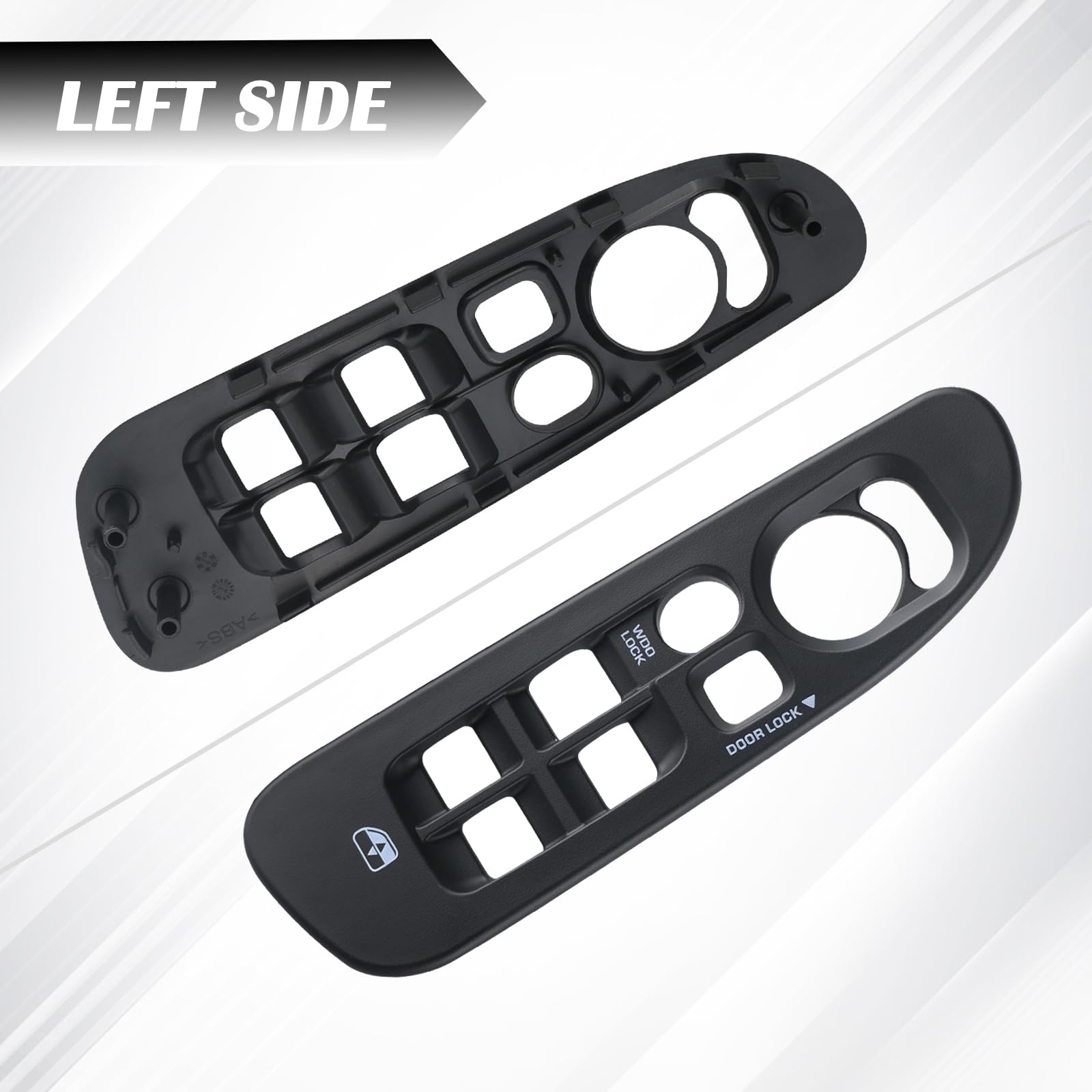 TQPONLY Door Window Switch Bezel,Front Driver and Passenger Side Compatible with 2002-2008 Dodge Ram 1500 2500 3500 Quad Cab,200