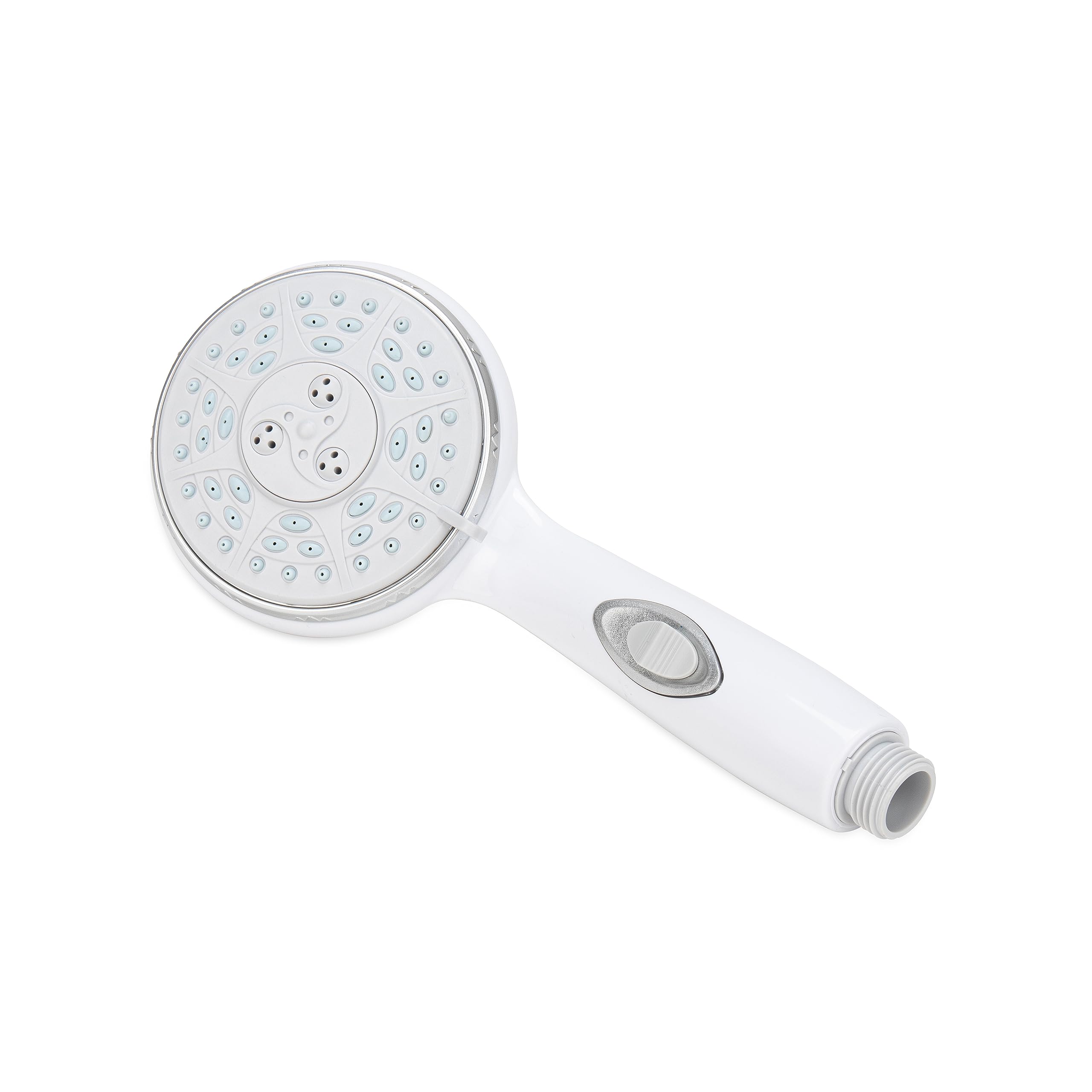 Camco Camper & RV Shower Head - Features Convenient On/Off Switch & 5 Different Spray Patterns - Designed to Conserve Potable Wa
