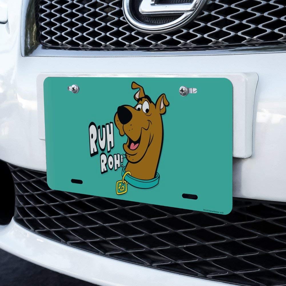Graphics & More Scooby-Doo Ruh Roh Novelty Metal Vanity Tag License Plate