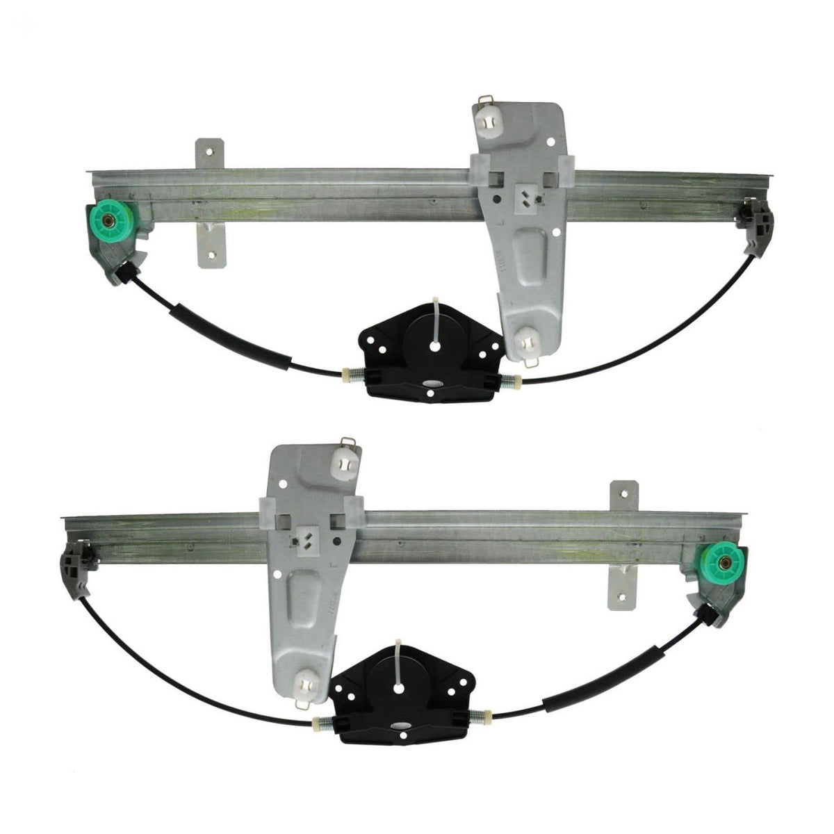Trq Front Power Window Regulator Set Compatible With 2000-2004 Jeep Grand Cherokee