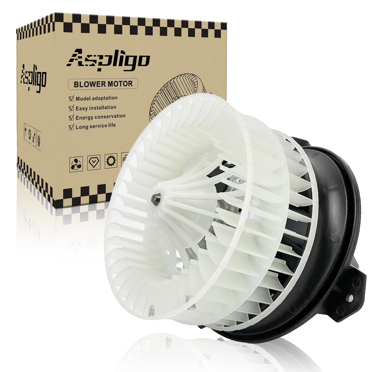 Aspligo 700069 Ac Heater Blower Motor Fan Assembly Fit For Chrysler Town & Country 1996-2000, For Dodge Caravan/Grand Caravan 19