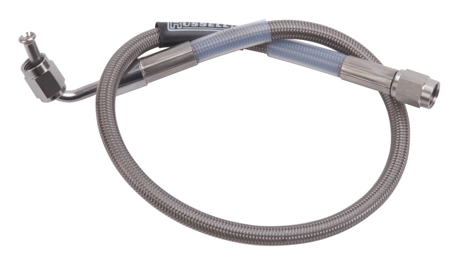 Edelbrock/Russell 655060 Competition -3AN to Straight -3AN 90-Degree Hose - 24, 1 Count (Pack of 1)