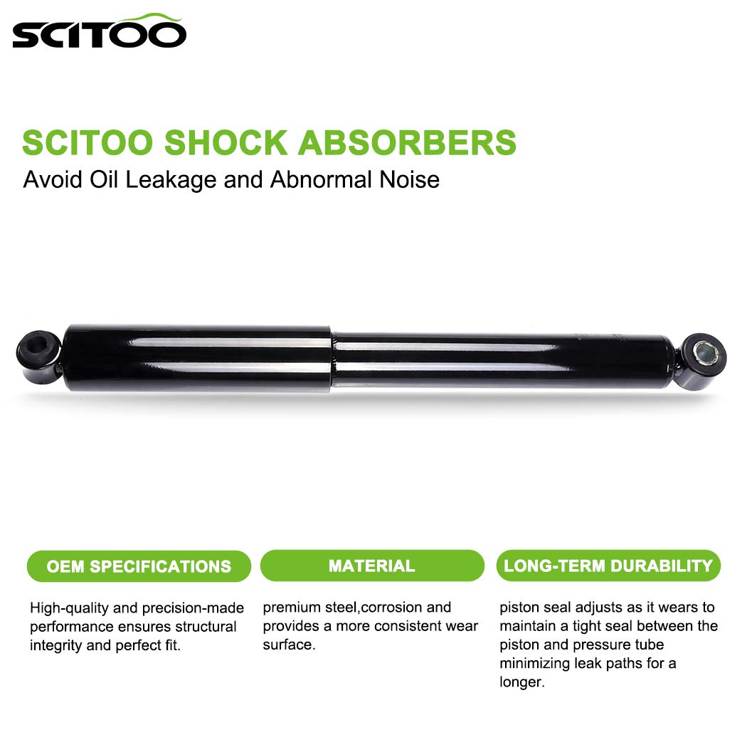 Scitoo 4Pcs Front Rear Shock Absorbers Shocks Struts For 2000-2004 For Mitsubishi Montero Sport 344294 344295