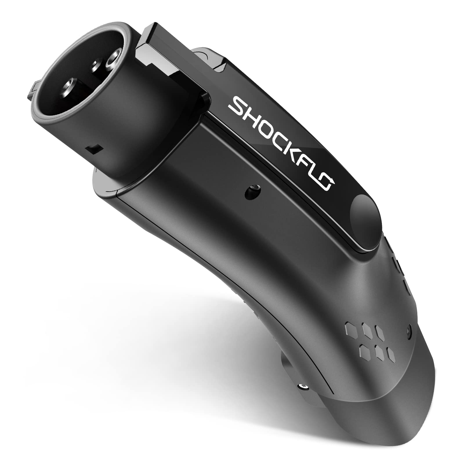 Shockflo J1772 Evs Adapter, Tesla To J1772 Adapter, Fit For All J1772 Evs, 48A 250V Max, With Anti-Drop Lock, For Tesla Destination Charger Mobile Connector Wall Connector