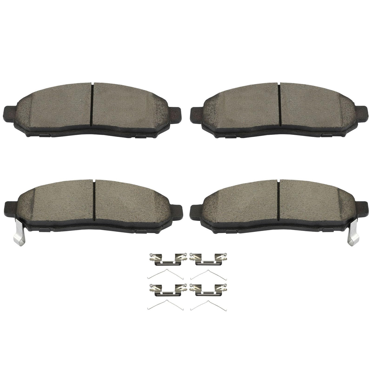 Scitoo D1548 Ceramic Brake Pads Sets Front W/Hardware Replacement For Chevrolet For City Express 2015-2018,For Nissan For Leaf 2