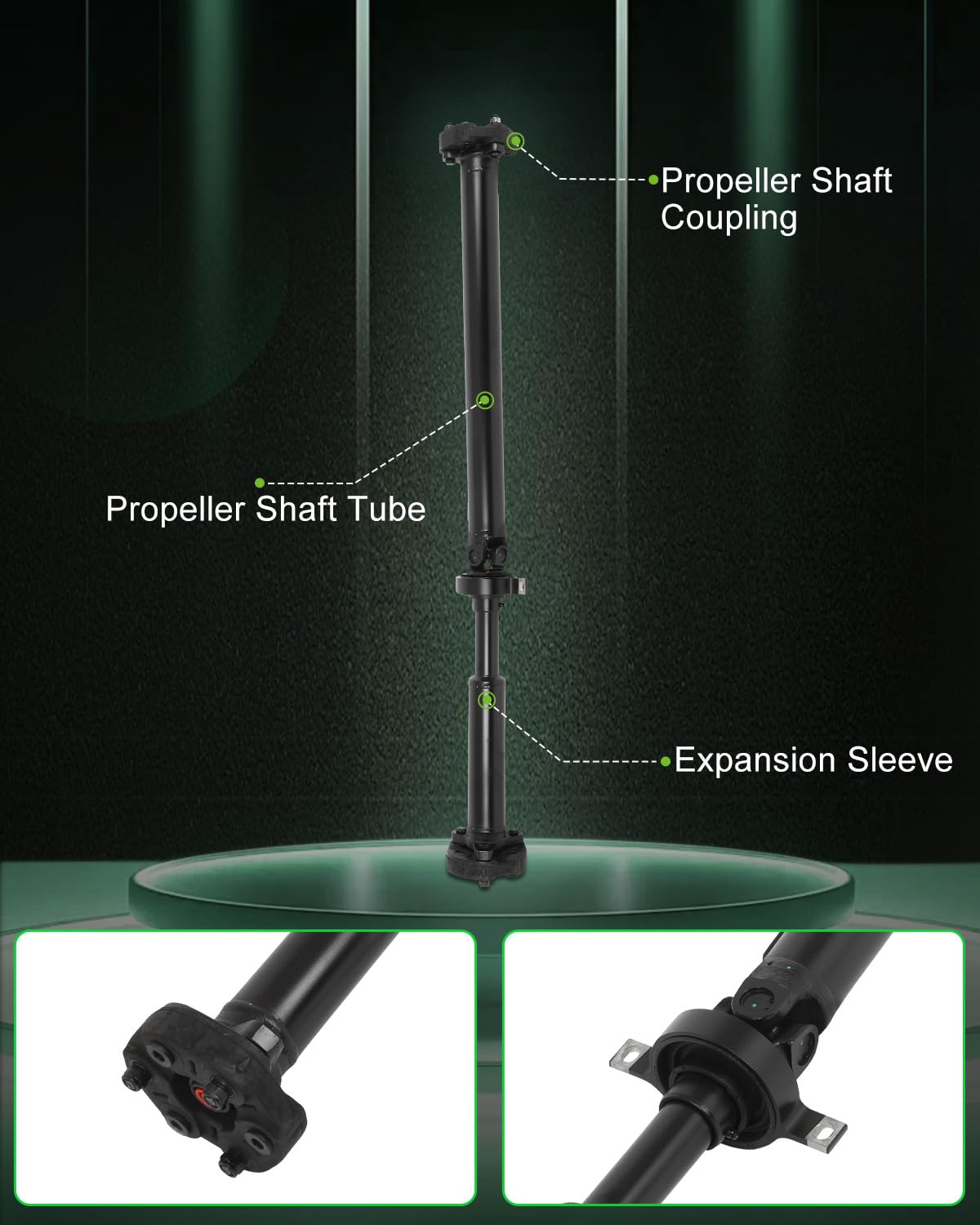 Scitoo?48.74''?Steel Rear Driveshaft Assembly Drive Shaft Prop Shaft Compatible For Bmw 325Xi/328I Xdrive/328Xi/330Xi/X1 2006-20