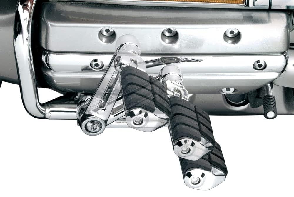Kuryakyn 4073 Motorcycle Foot Controls: Ergo II Cruise Mounts with Dually ISO Pegs and Mini Arms for Honda Gold Wing, Valkyrie M