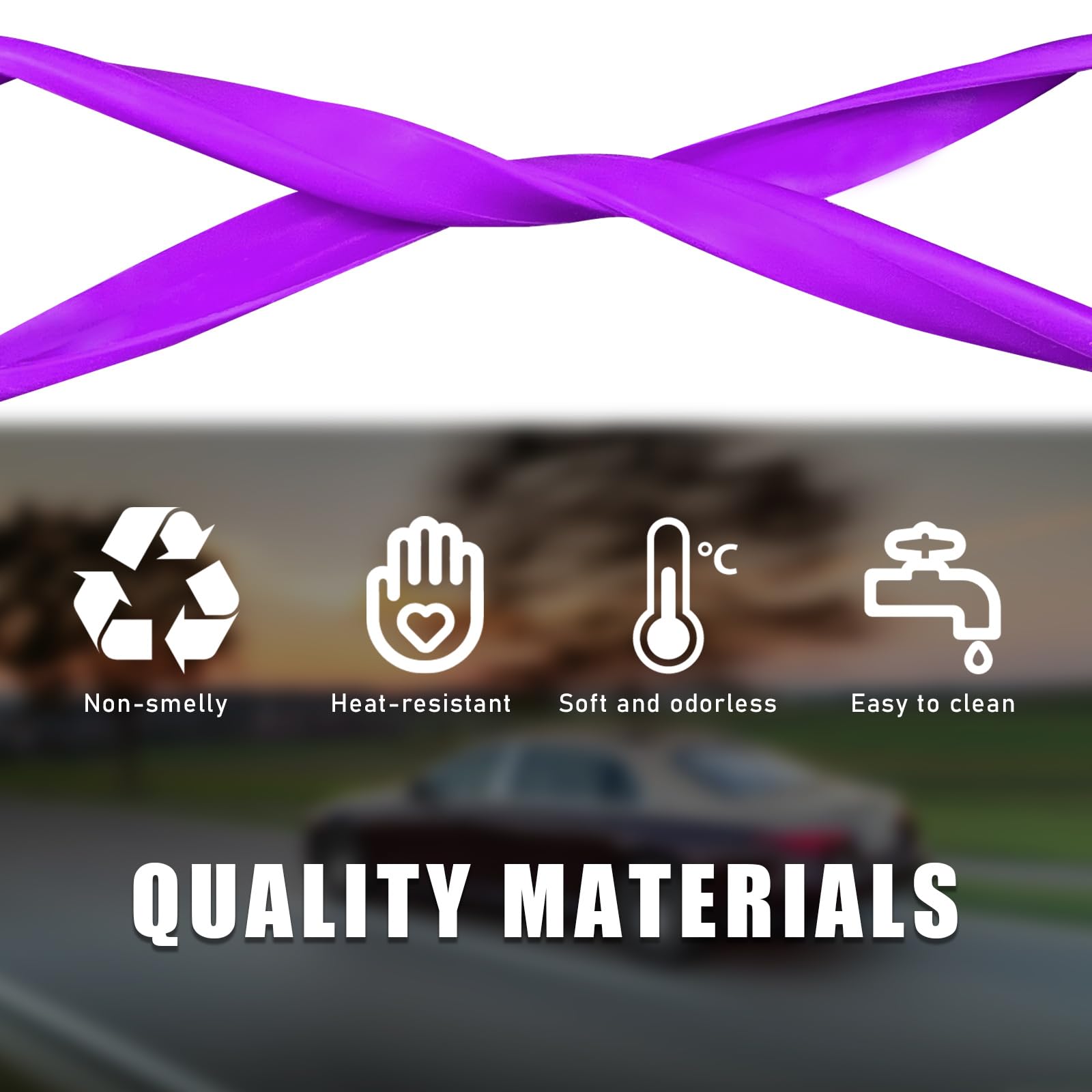 Suvnie Car Rear View Mirror Protector Frame, Silicone Auto Rearview Edge Protective Cover Compatible With Model 3 Y, Car Interio