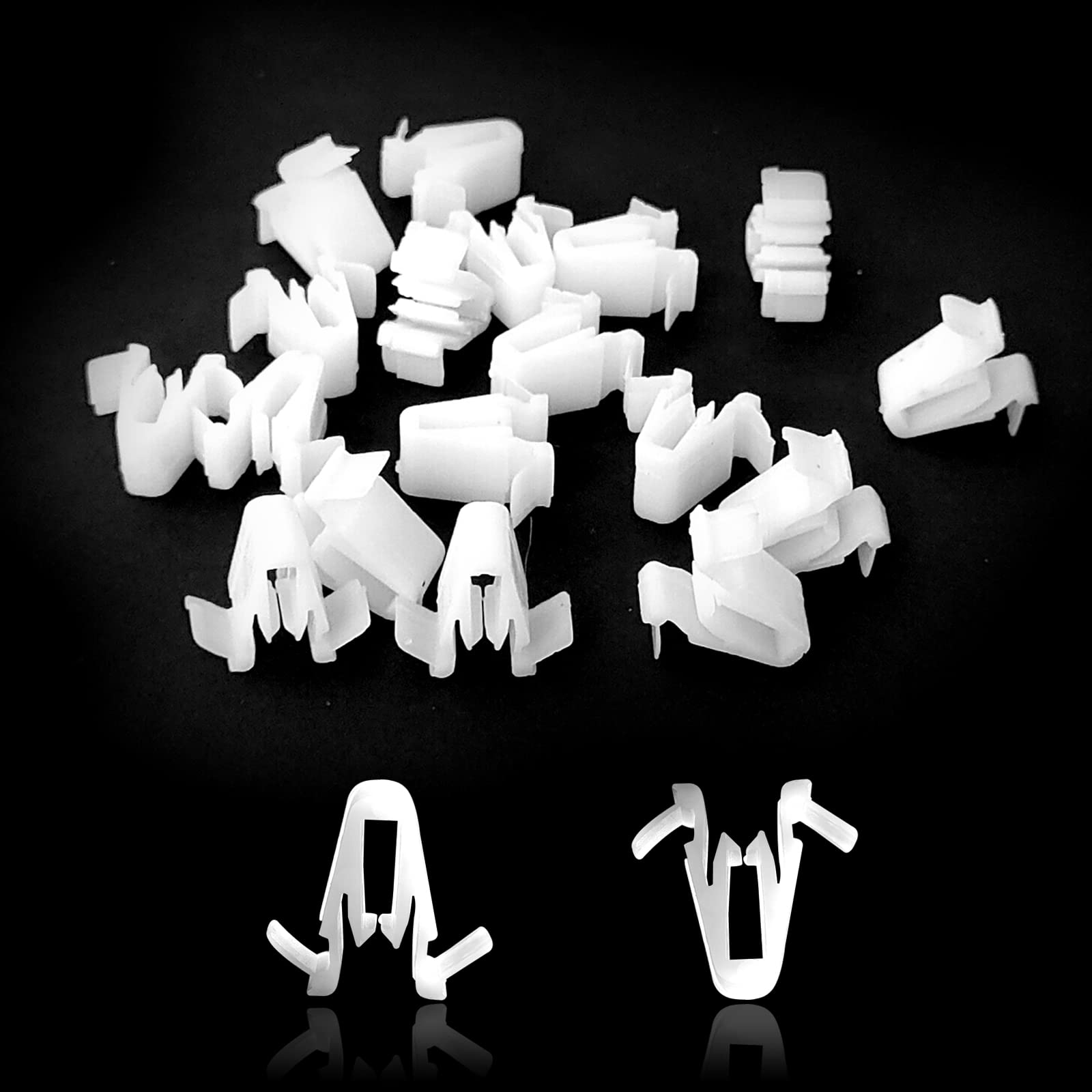 20Pcs Door & Garnish Moulding Clip Compatible With Toyota Lexus 67771-58010 Tundra Tacoma Sequoia Rav4 Land Cruiser Highlander C